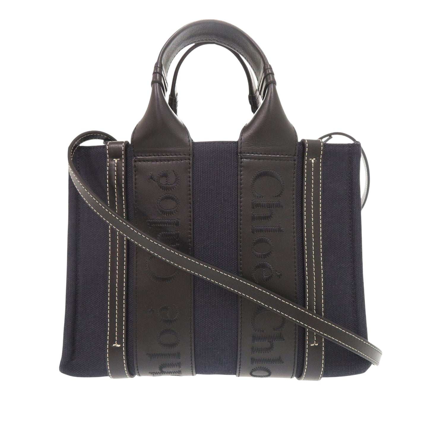 Chloé Small Canvas Woody Tote