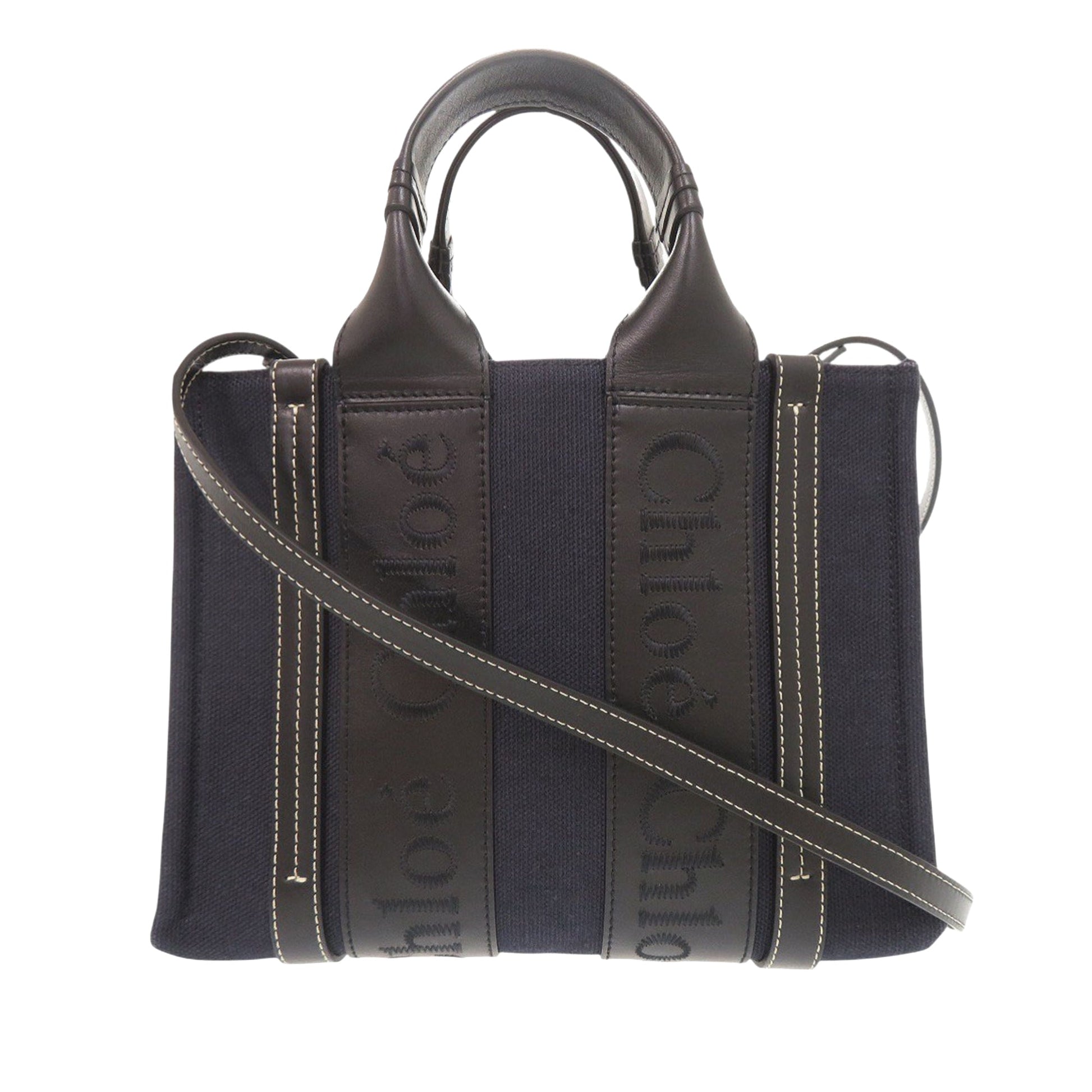 Chloé Small Canvas Woody Tote