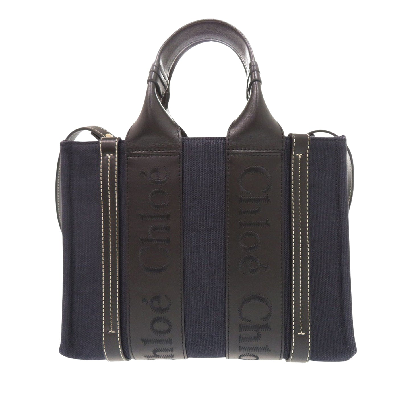 Chloé Small Canvas Woody Tote