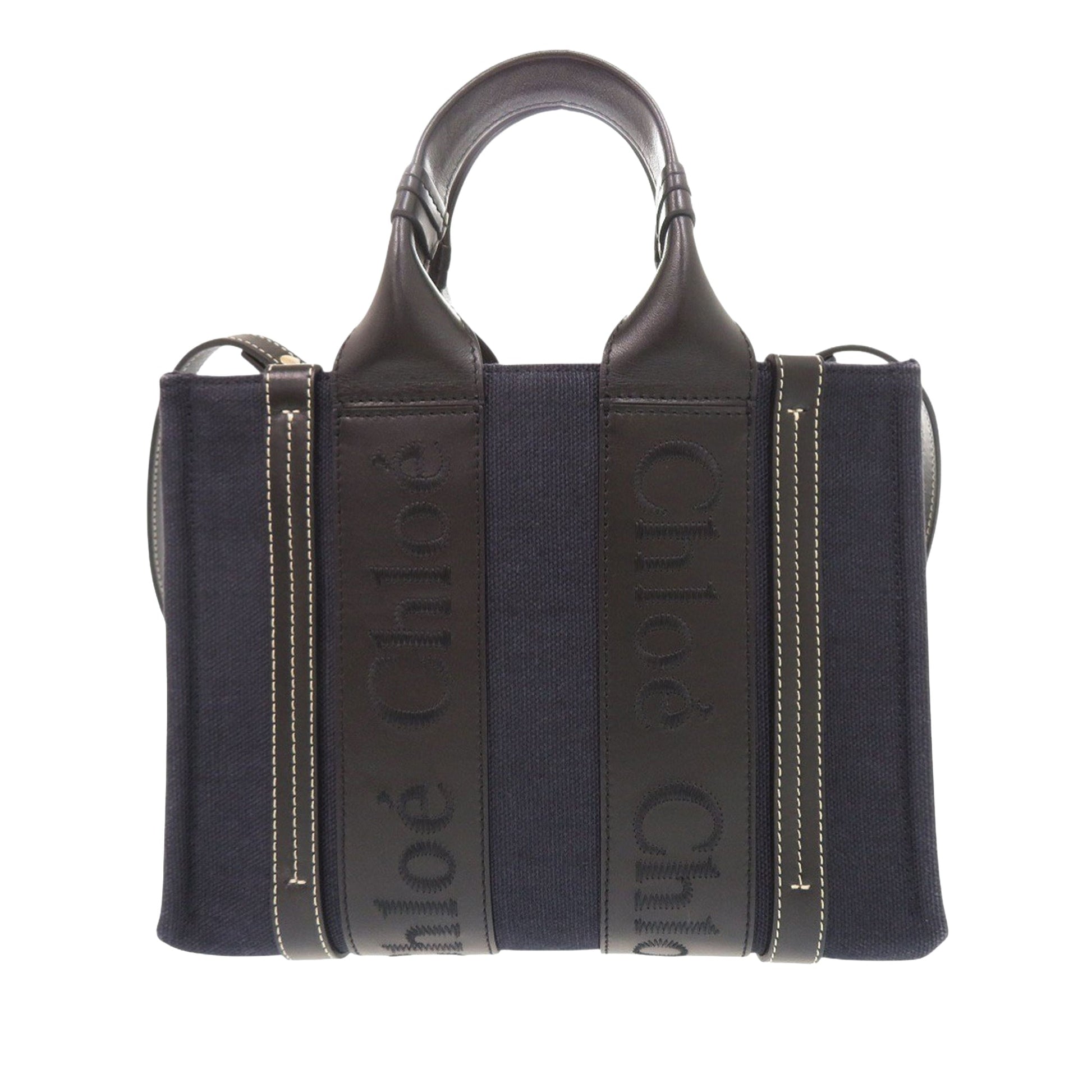 Chloé Small Canvas Woody Tote
