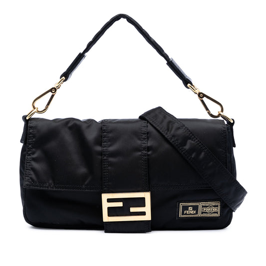 Fendi Porter Yoshida Nylon Convertible Baguette Satchel