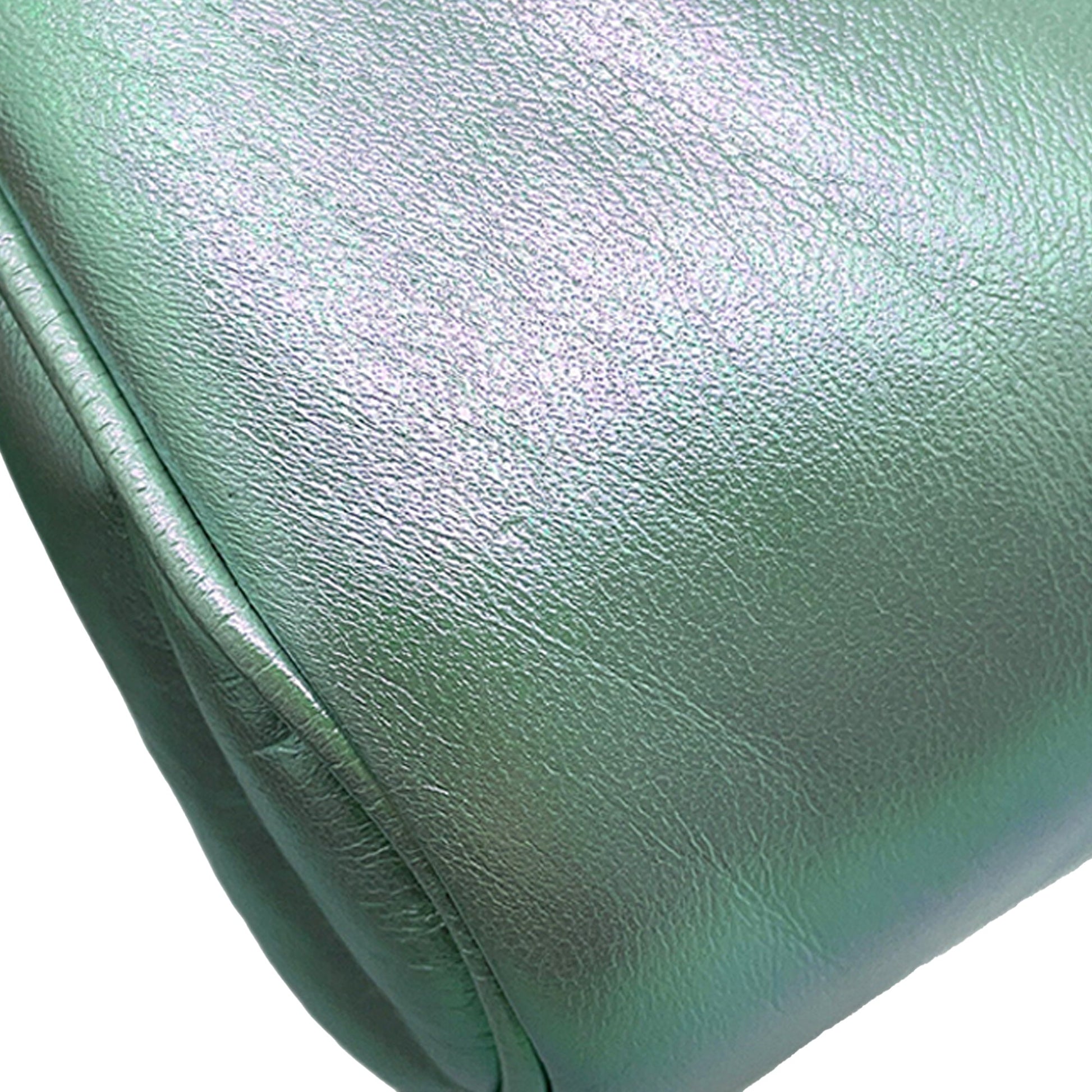 Gucci Mini GG Marmont Matelasse Iridescent Calfskin Flap Crossbody