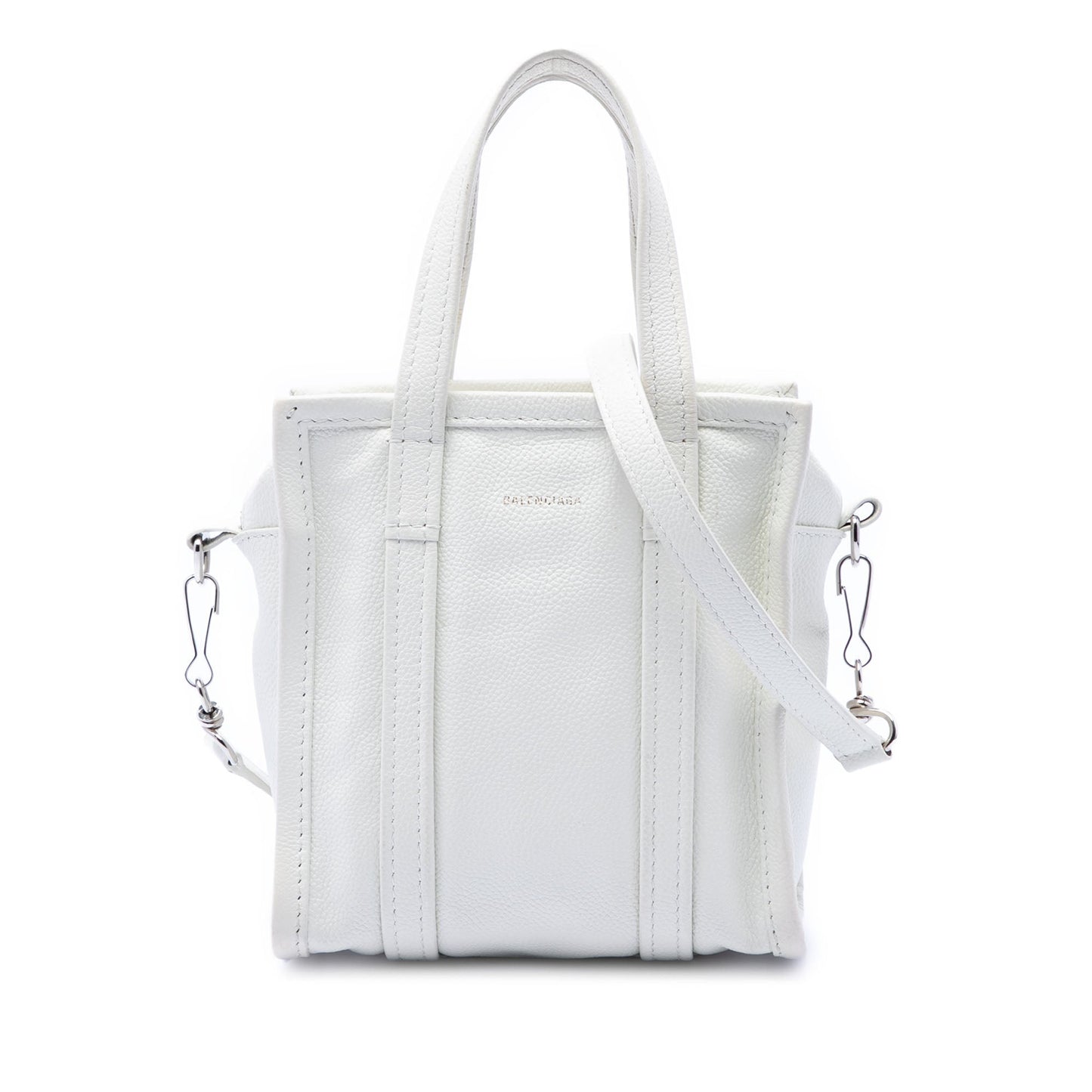 Balenciaga Lambskin Bazar Shopper Satchel XXS