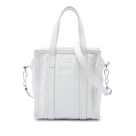 Balenciaga Lambskin Bazar Shopper Satchel XXS