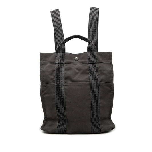 Hermès Canvas Herline Backpack MM