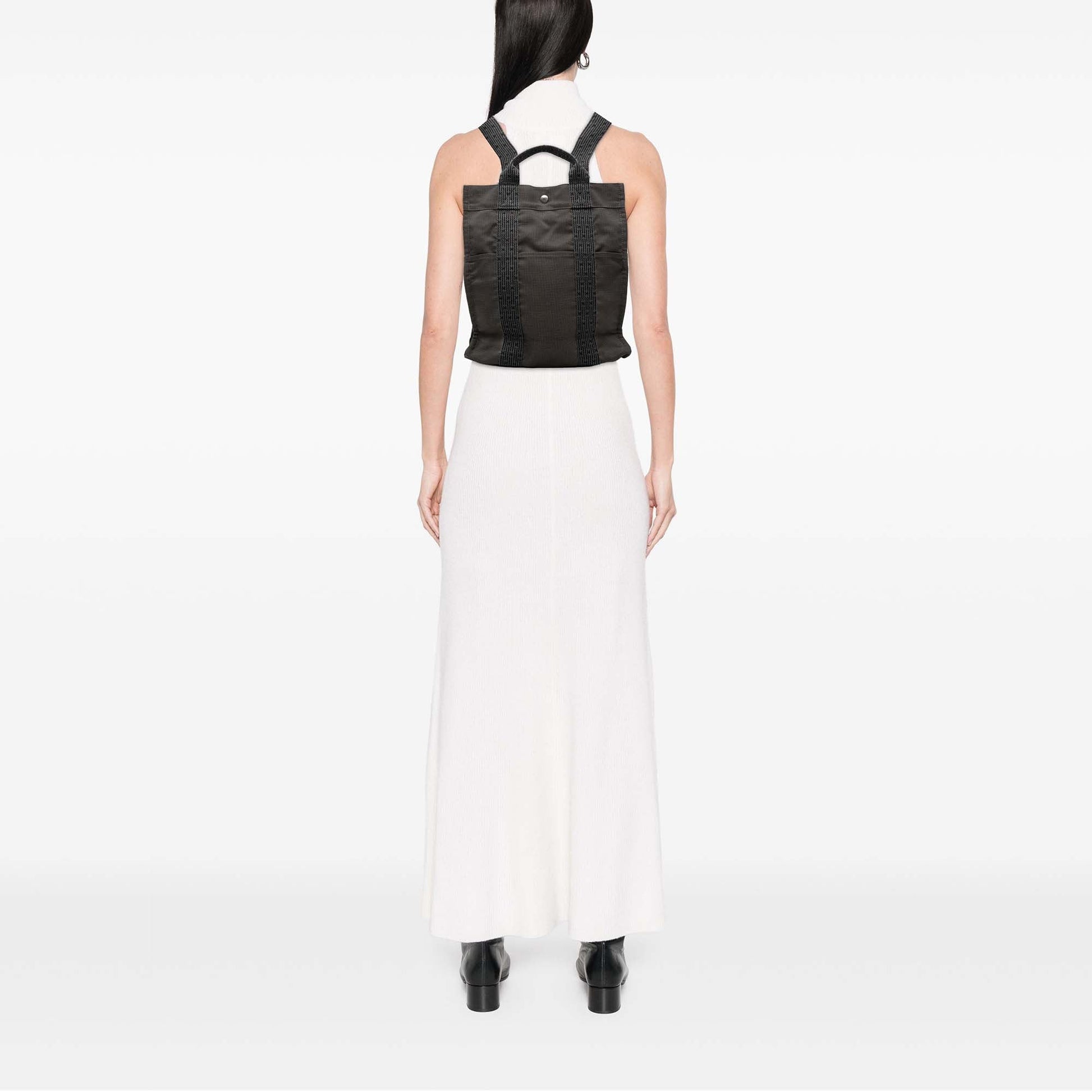 Hermès Canvas Herline Backpack MM