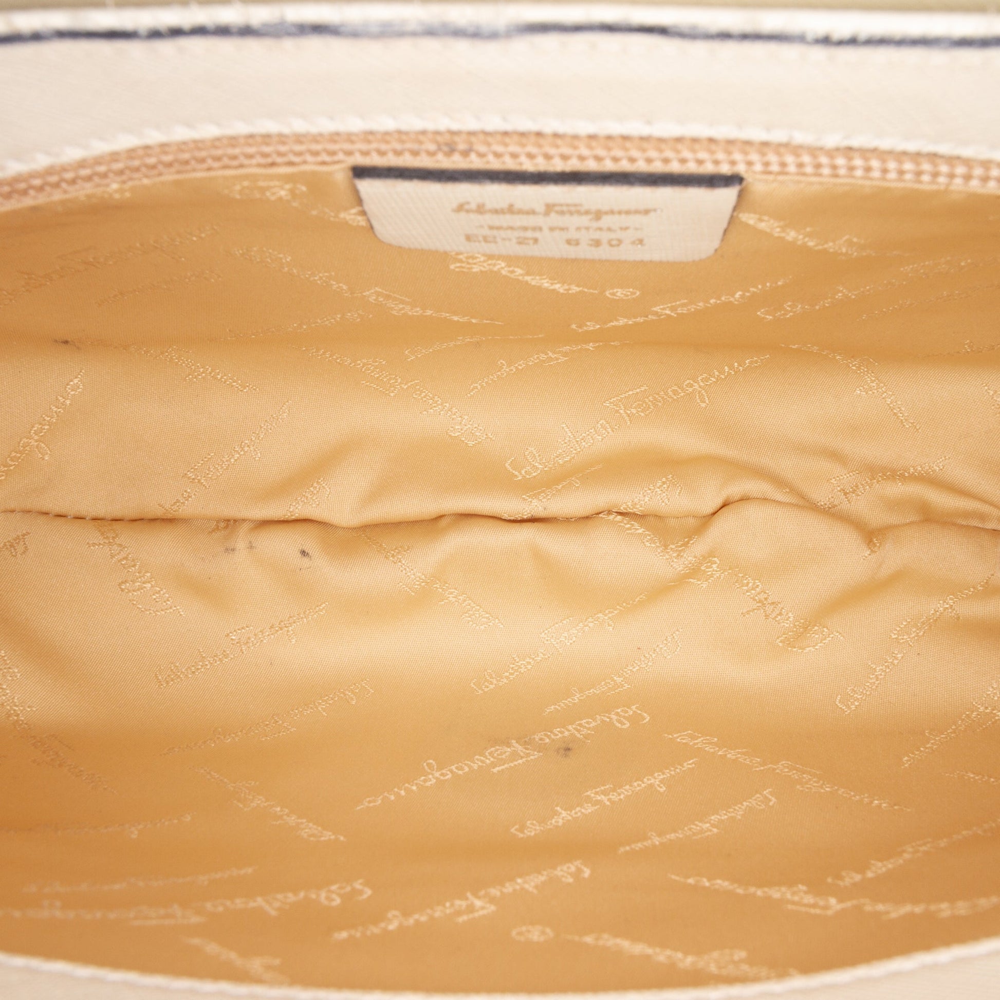 Ferragamo Leather Gancini Flap Shoulder Bag