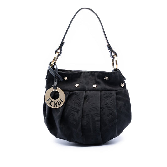 Mini Zucca Canvas Star Studded Chef Shoulder Bag