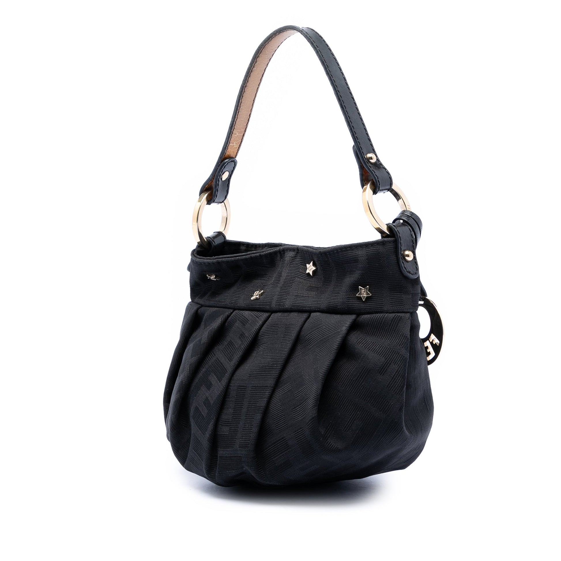 Mini Zucca Canvas Star Studded Chef Shoulder Bag