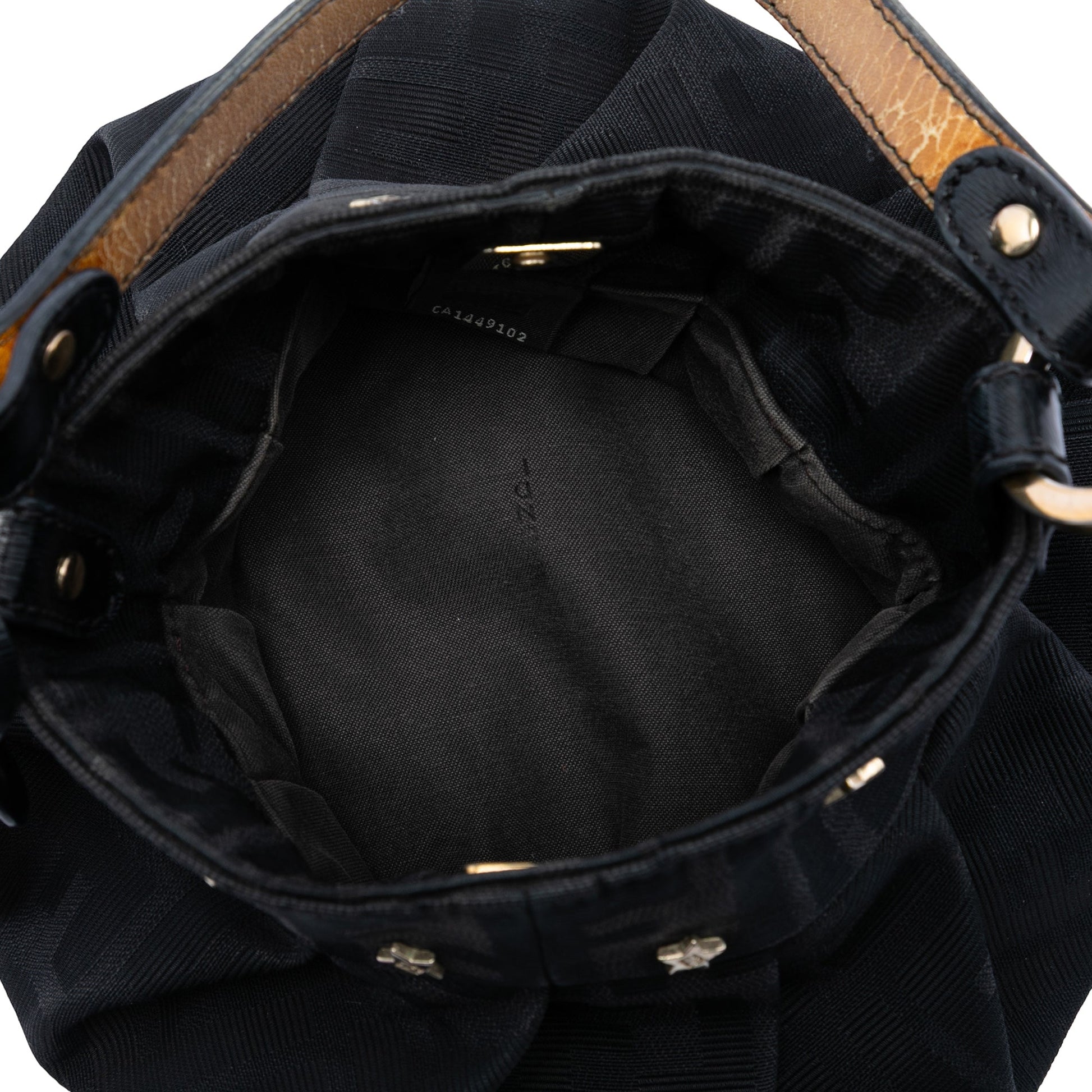 Mini Zucca Canvas Star Studded Chef Shoulder Bag