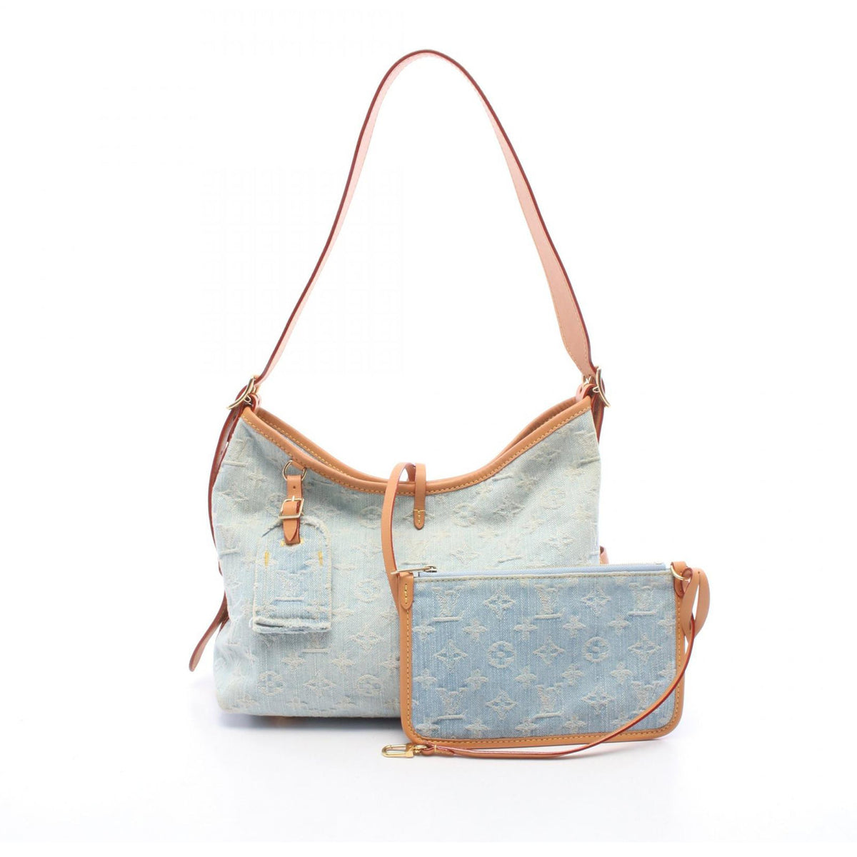 Louis Vuitton Monogram CarryAll Denim PM — Blue
