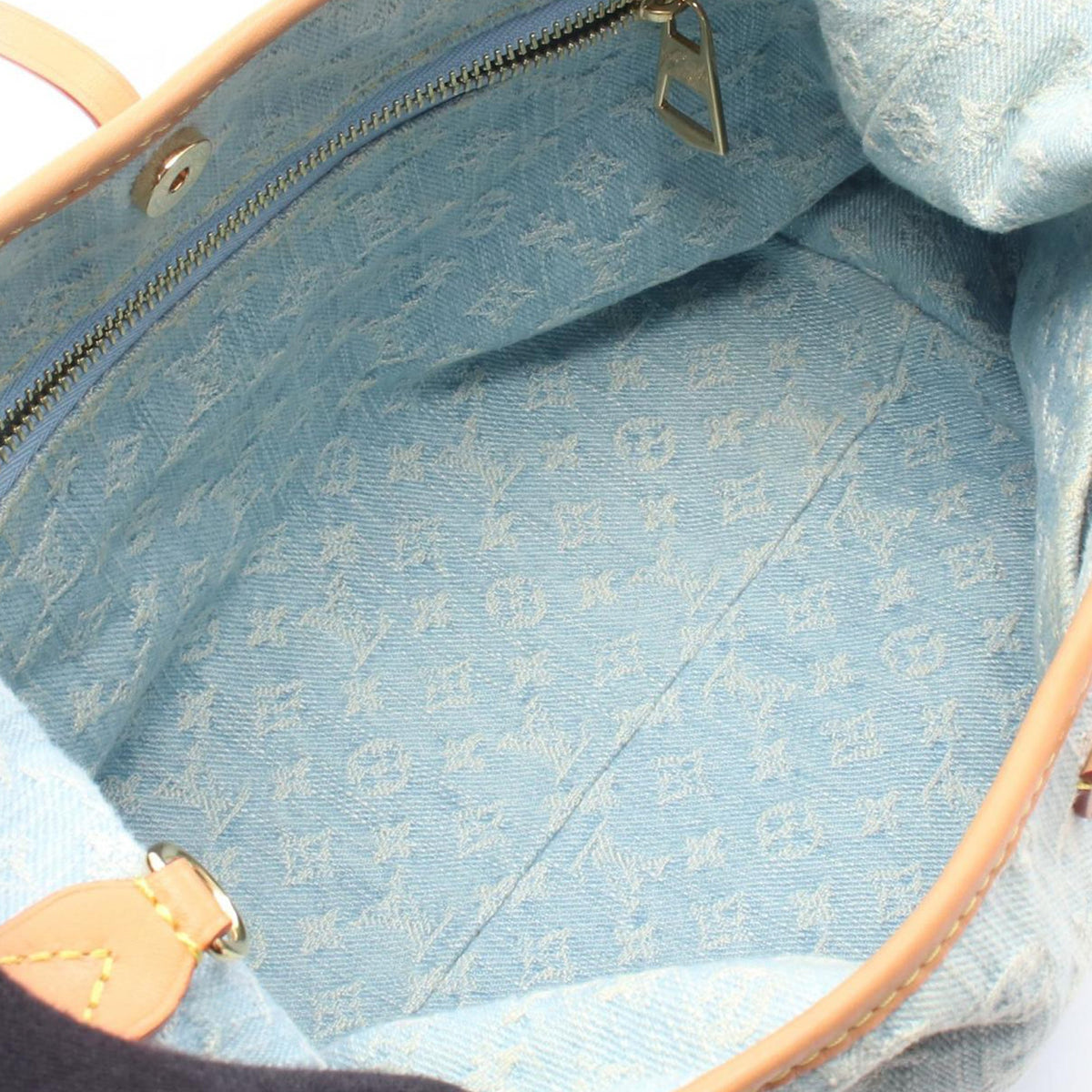 Louis Vuitton Monogram CarryAll Denim PM — Blue