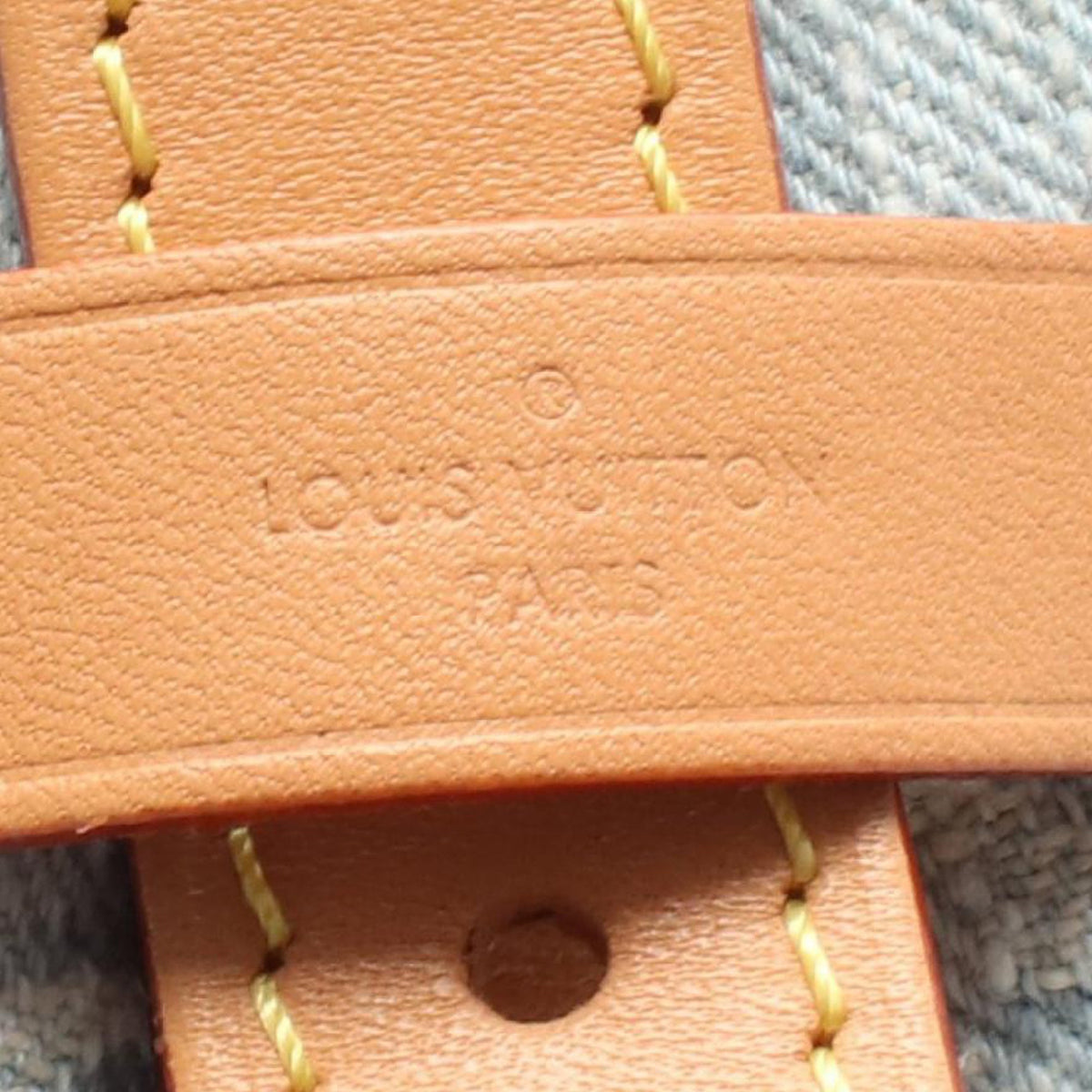 Louis Vuitton Monogram CarryAll Denim PM — Blue