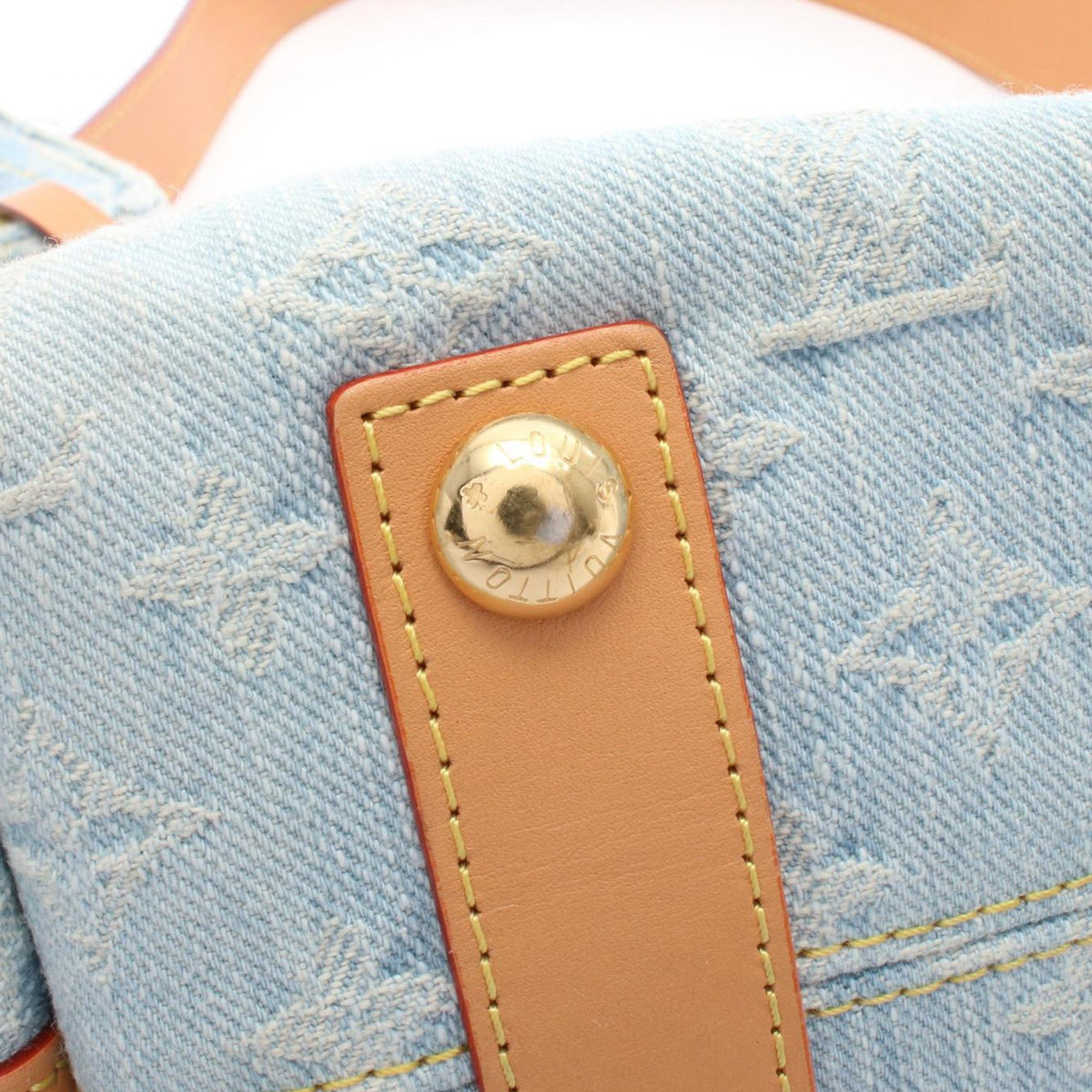 Louis Vuitton Monogram CarryAll Denim PM — Blue