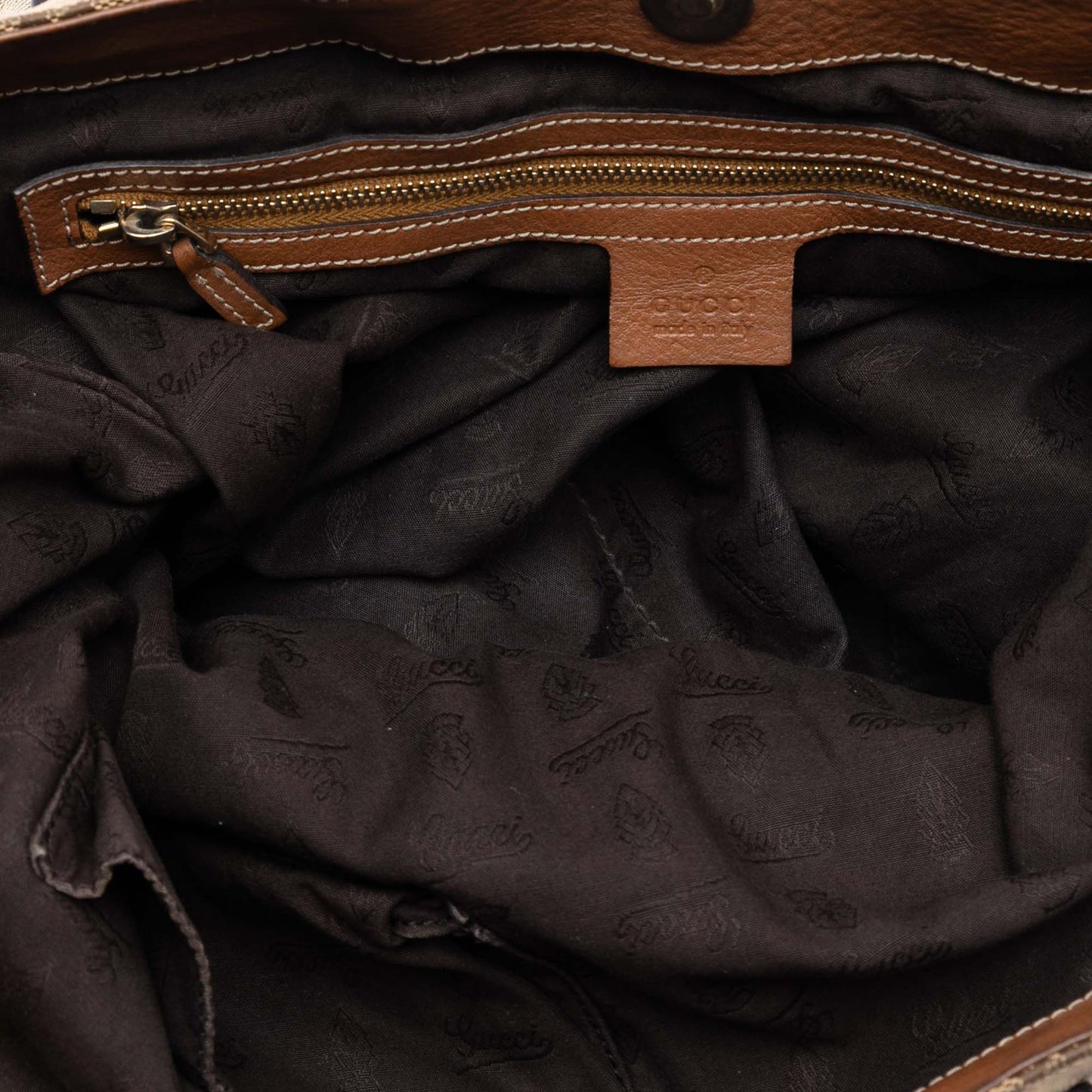 Gucci Large GG Canvas GG Charm Tote