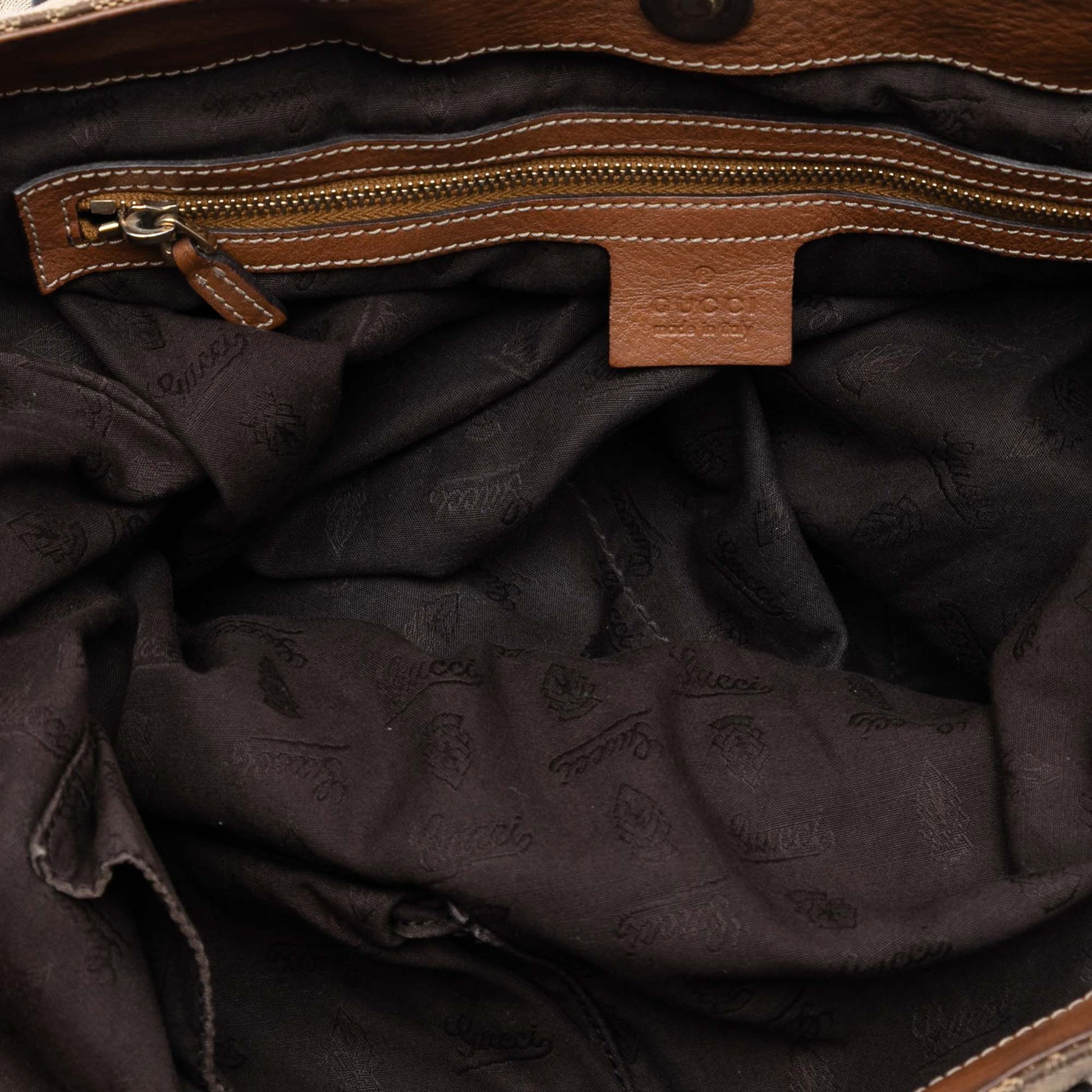 Gucci Large GG Canvas GG Charm Tote