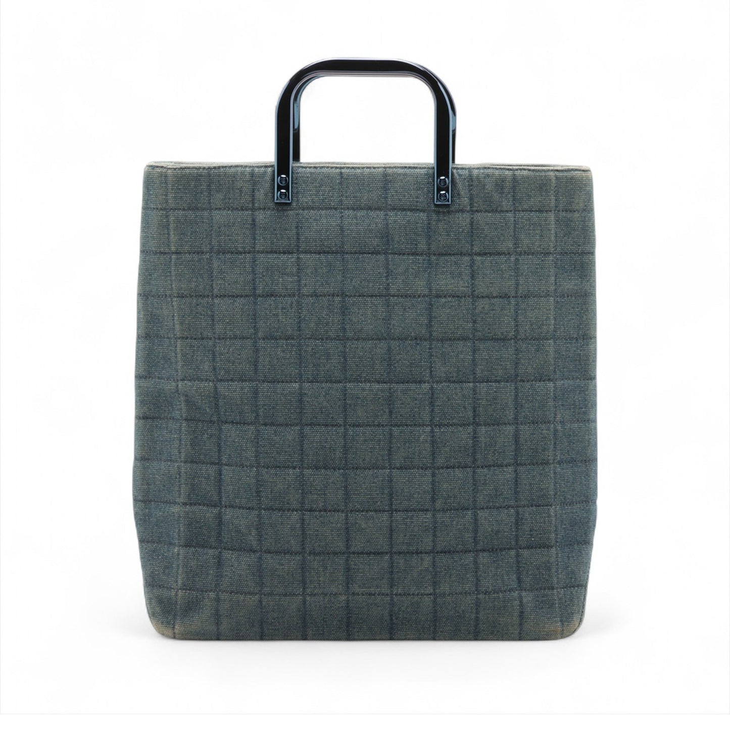 Chanel CC Chocolate Bar Denim Tote