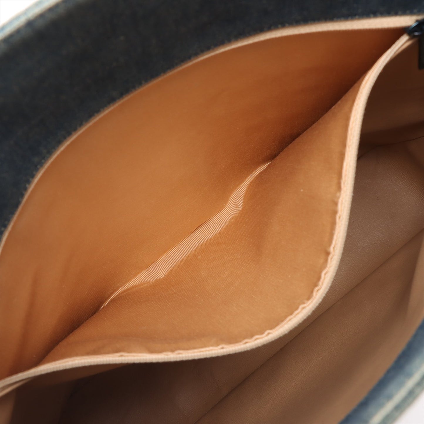 Chanel CC Chocolate Bar Denim Tote