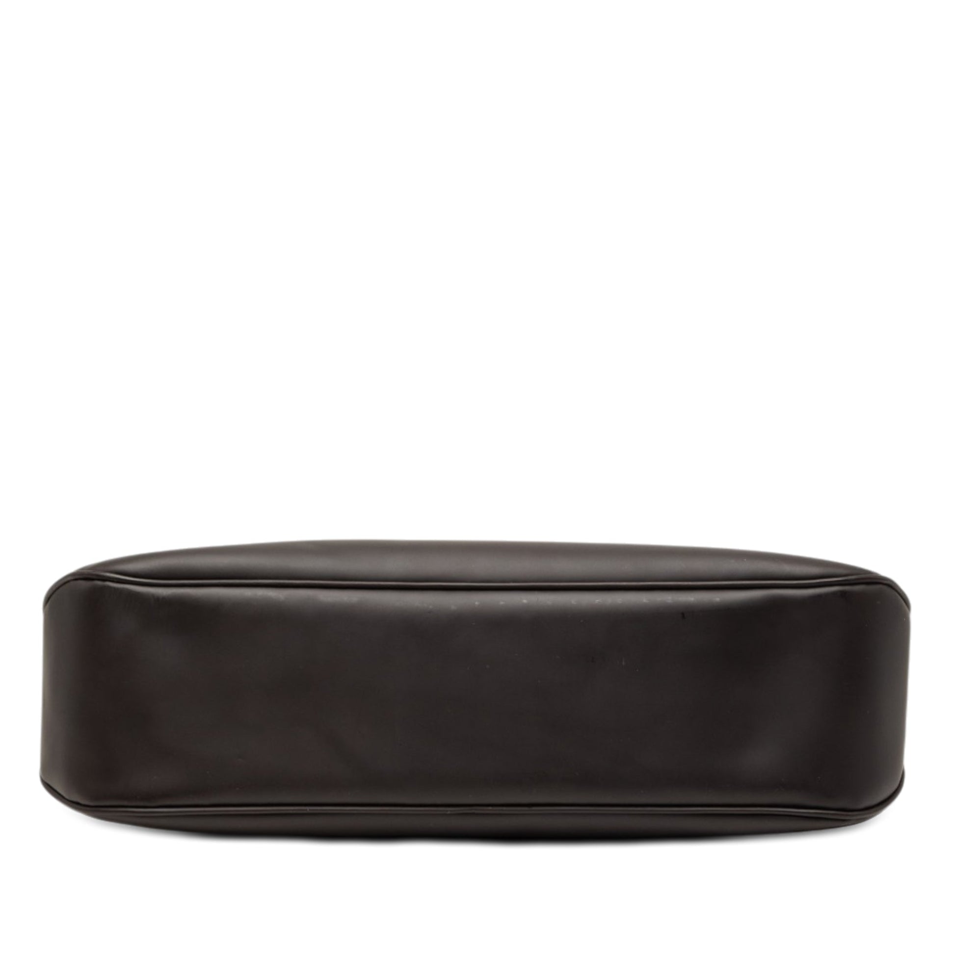 Ferragamo Leather Vara Bow Buckle Shoulder Bag