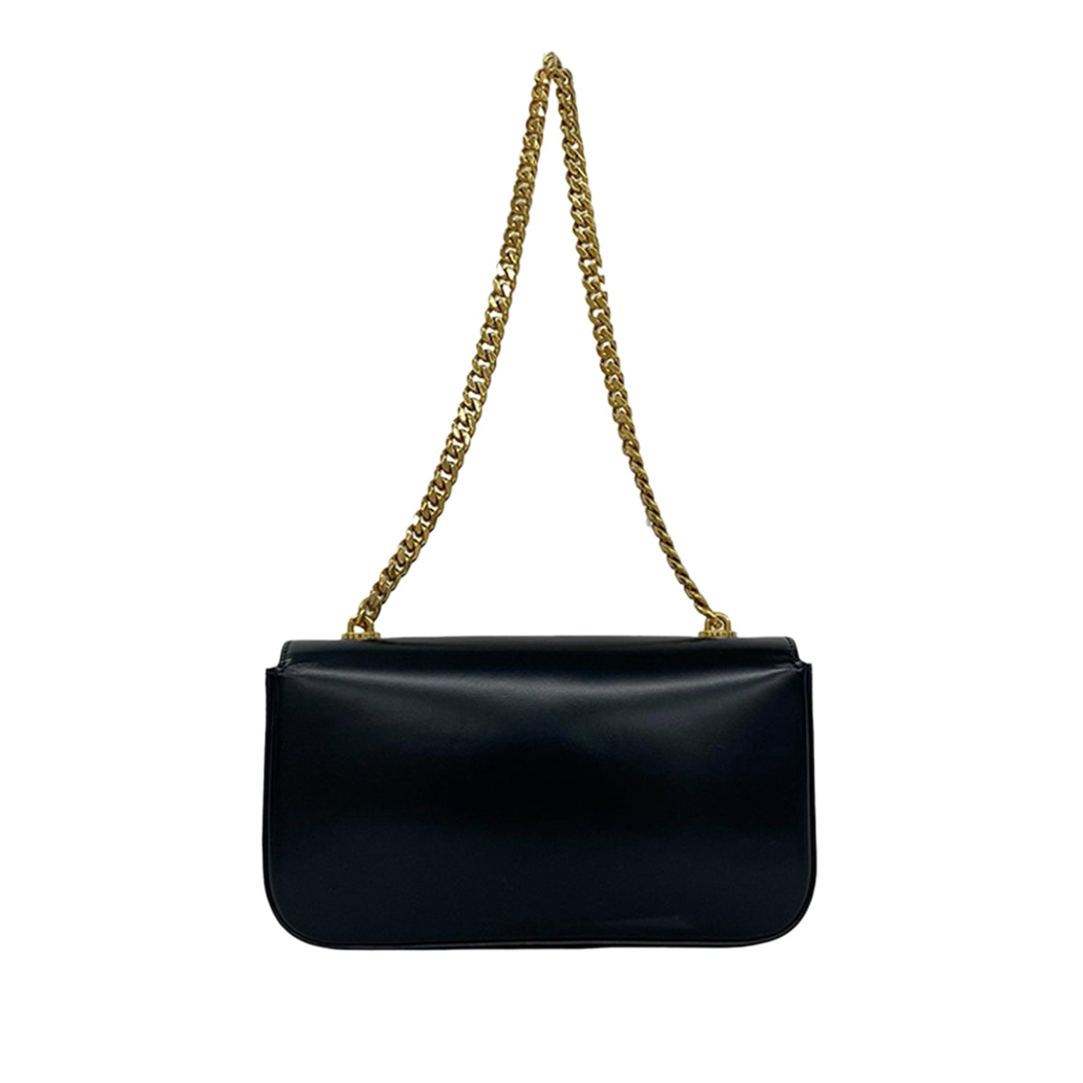 Celine Shiny Calfskin Triomphe Claude Shoulder Bag