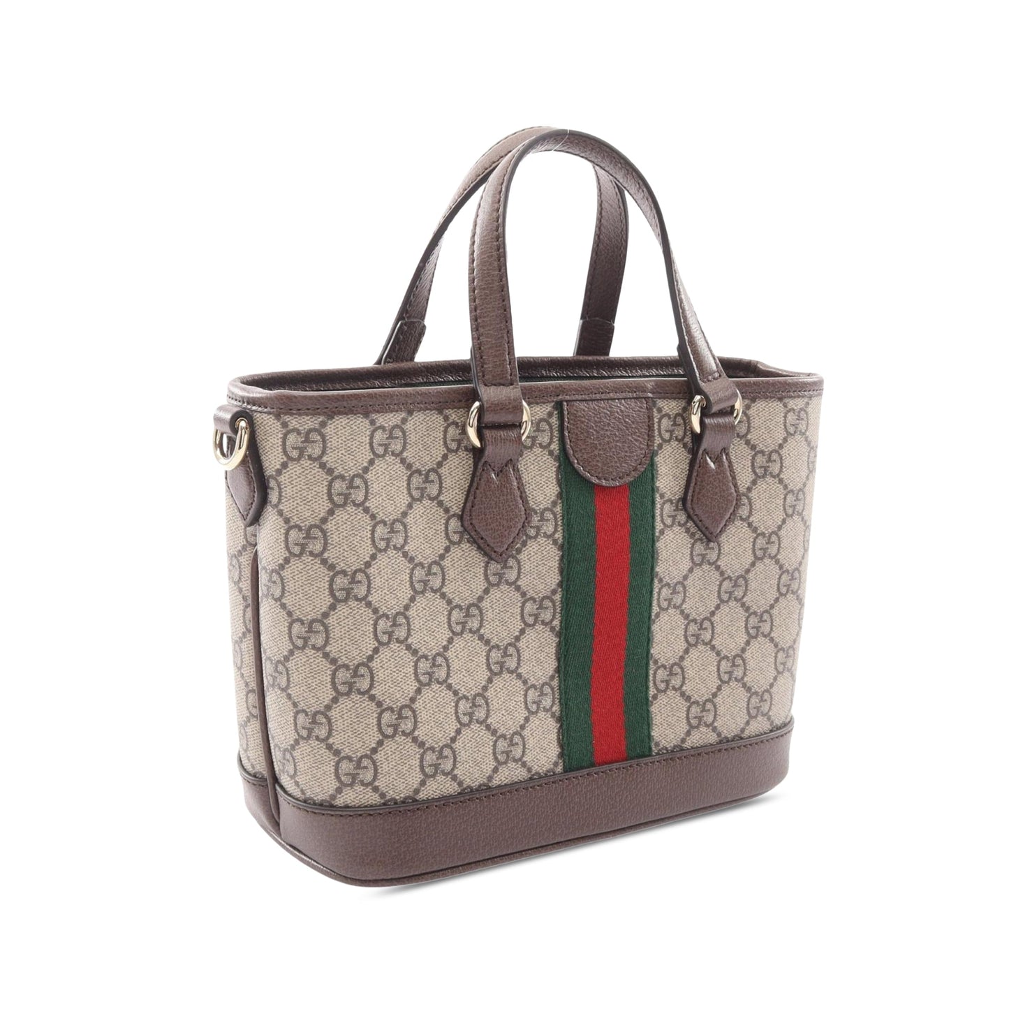 Gucci Small GG Supreme Web Ophidia Satchel
