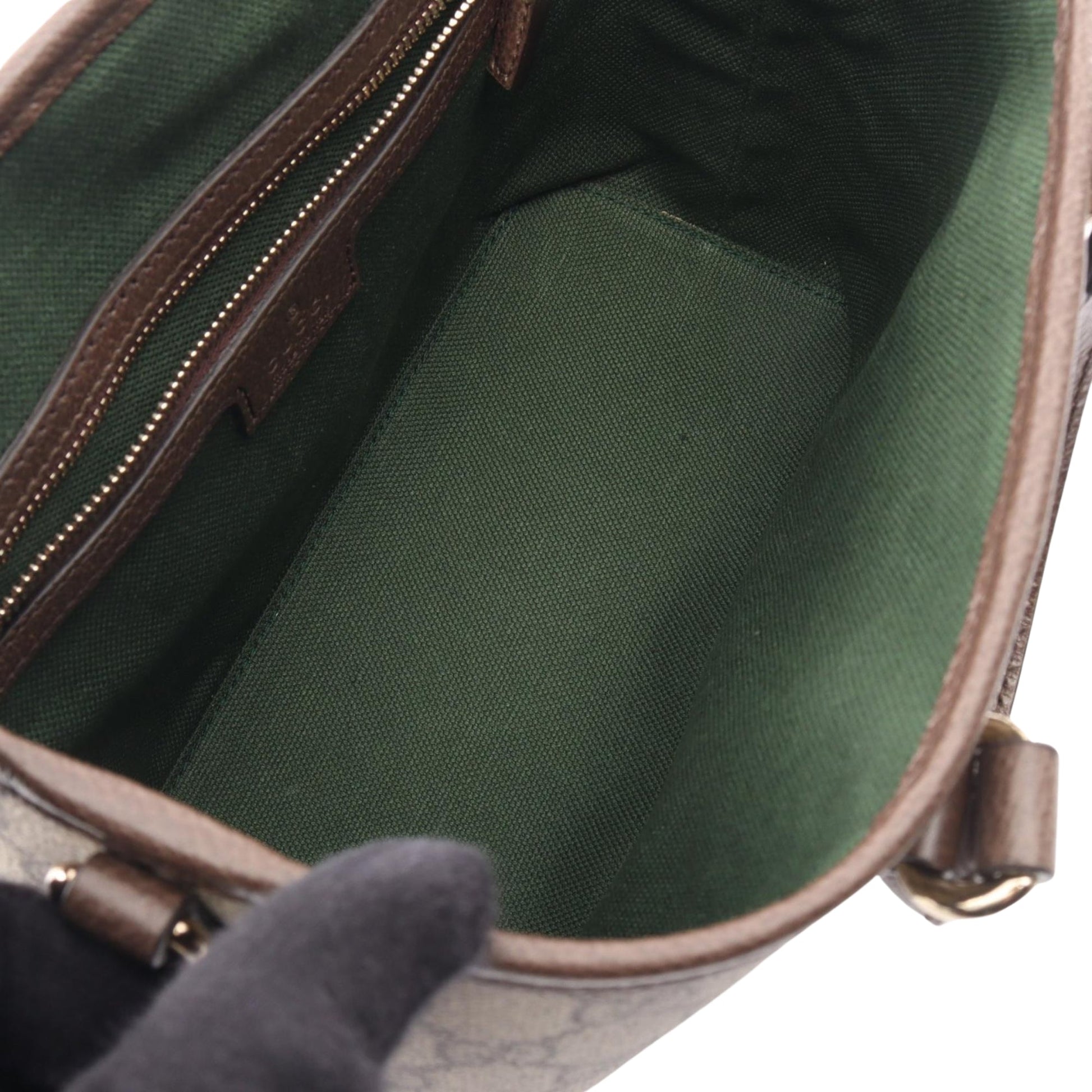 Gucci Small GG Supreme Web Ophidia Satchel