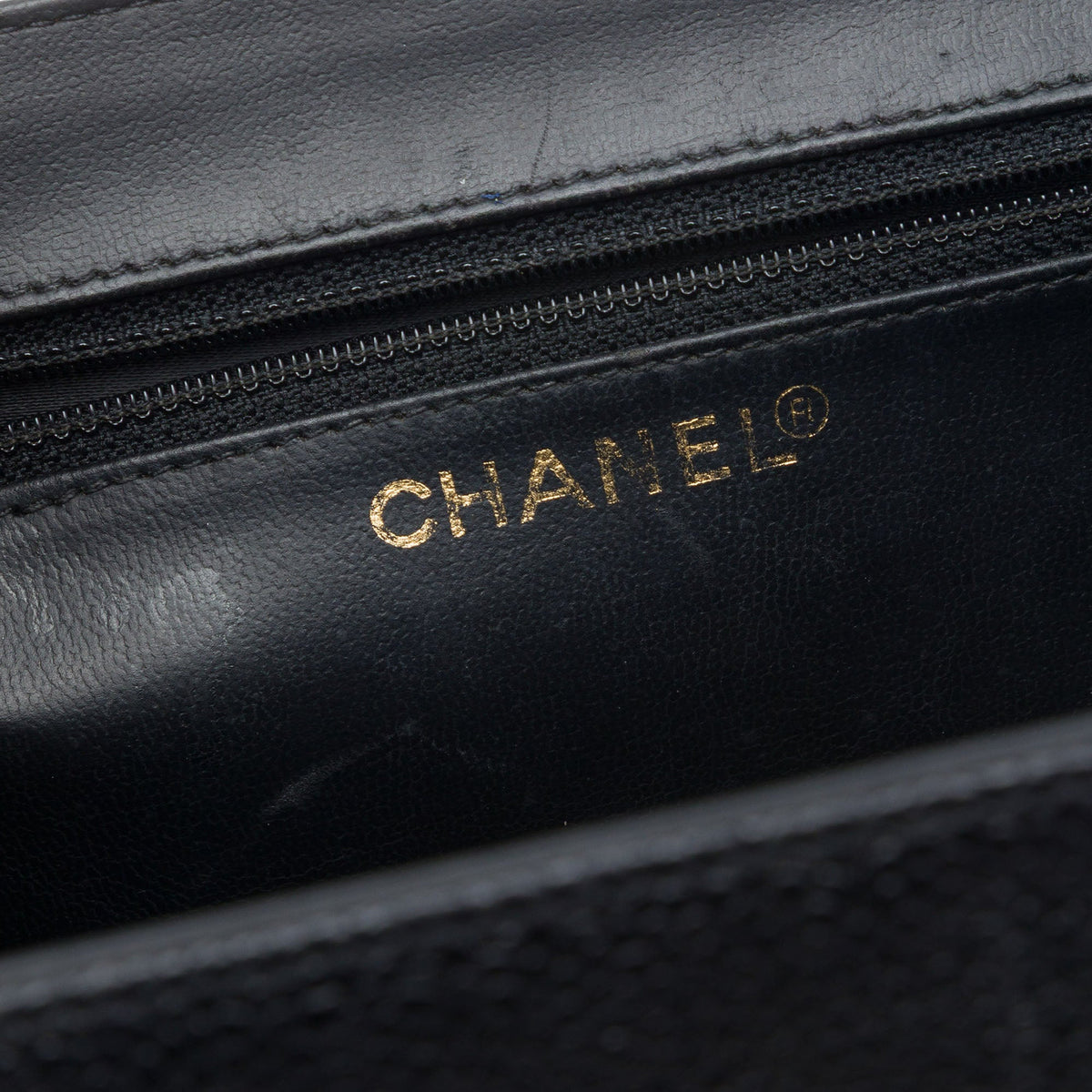 Chanel CC Caviar Vanity Box Case