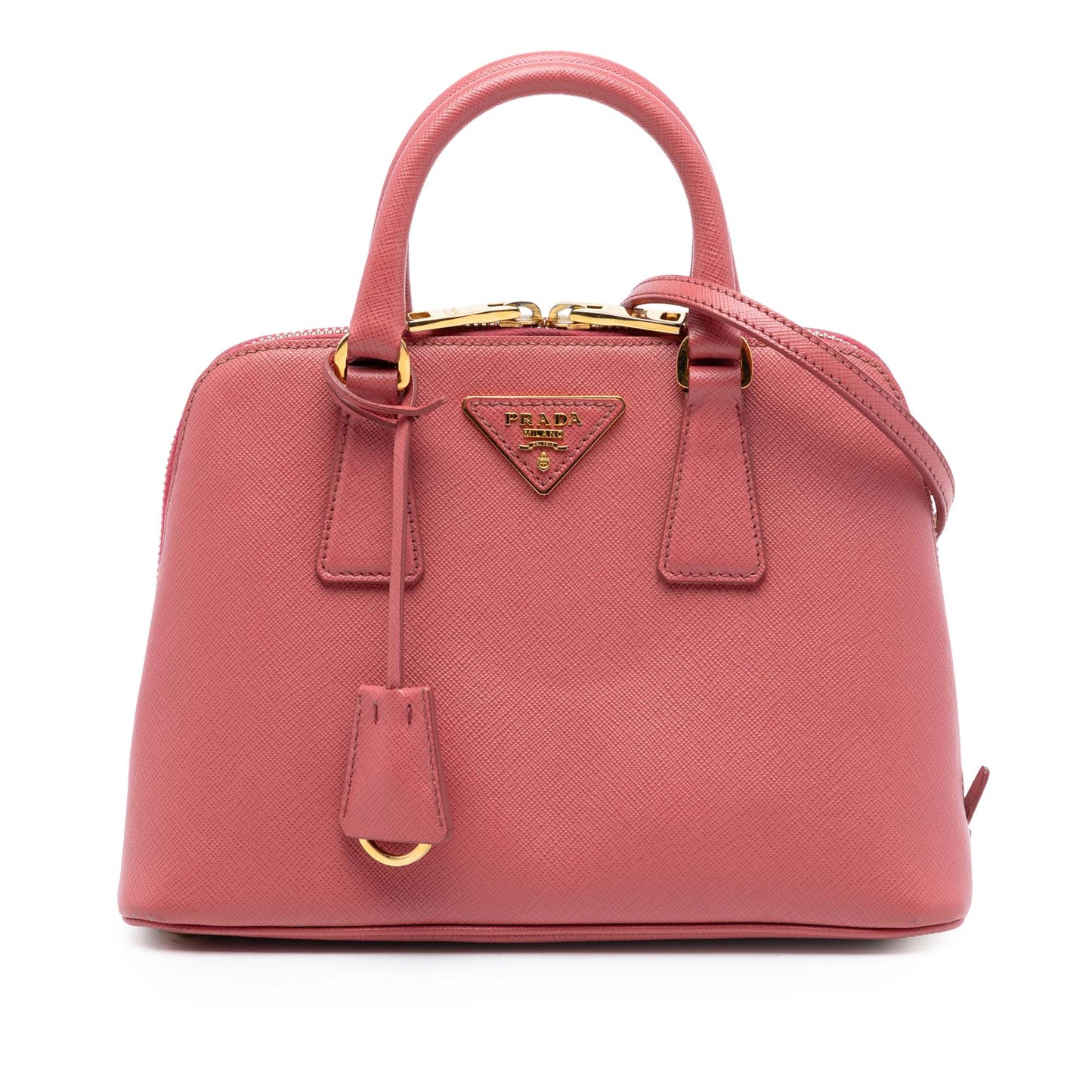 Prada Small Saffiano Lux Promenade Satchel