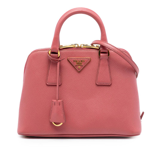 Prada Small Saffiano Lux Promenade Satchel