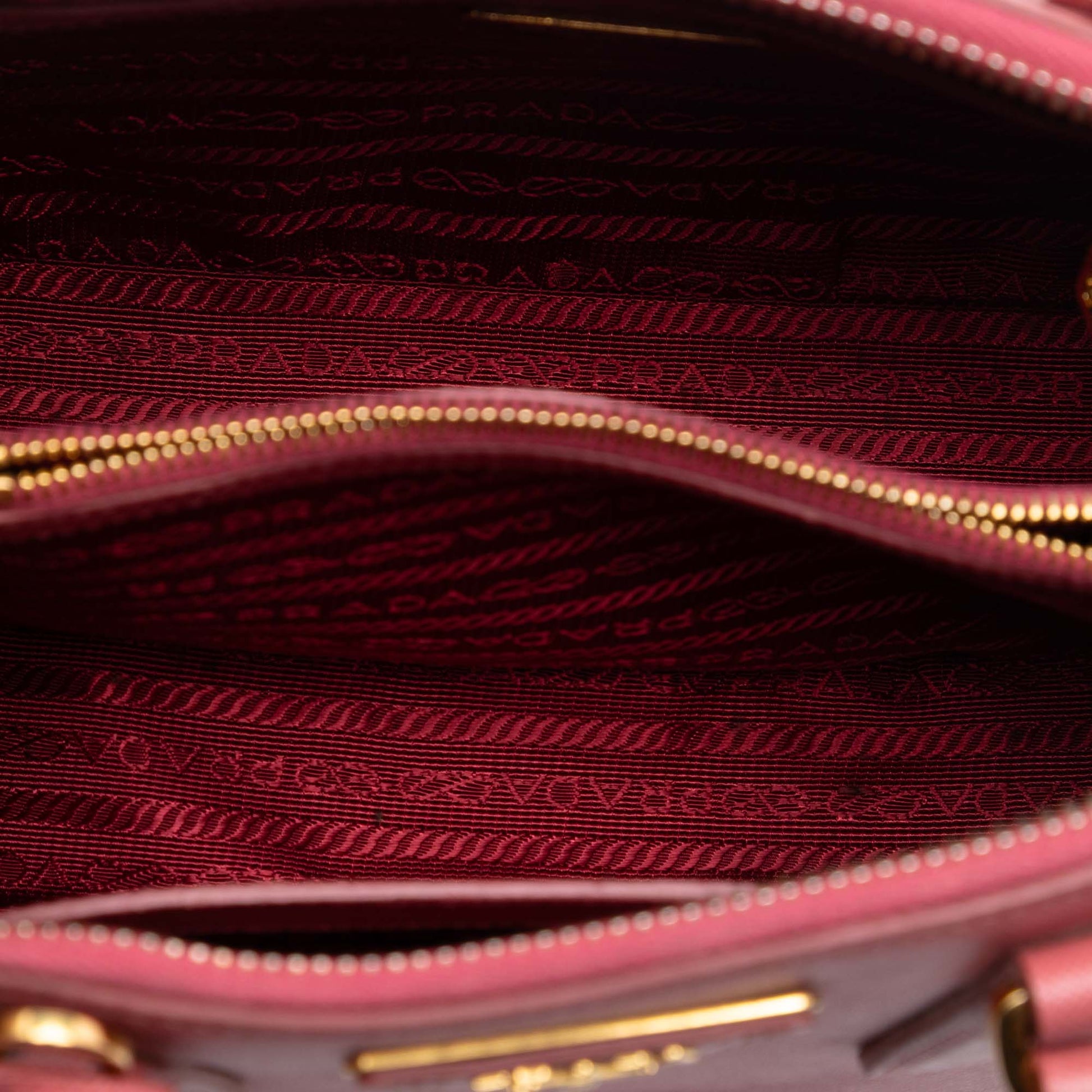 Prada Small Saffiano Lux Promenade Satchel