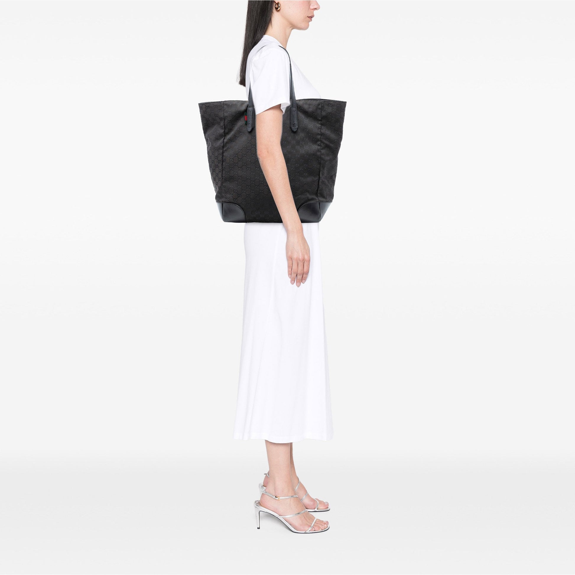 Gucci GG Nylon Web Tote