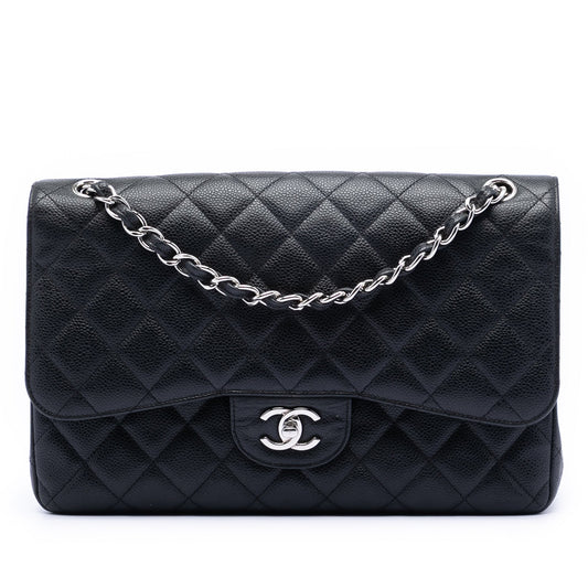 Chanel Jumbo Classic Caviar Double Flap