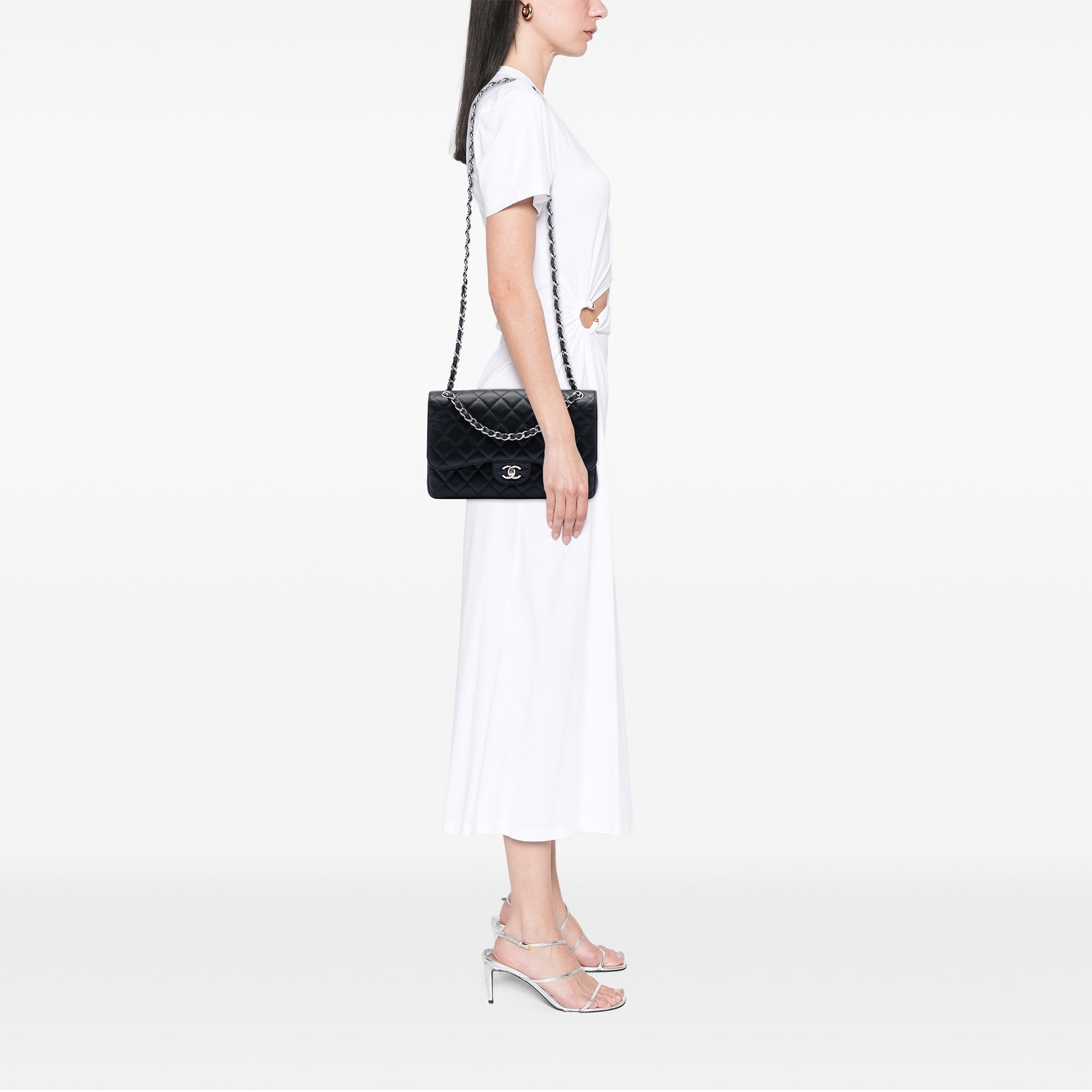 Chanel Jumbo Classic Caviar Double Flap