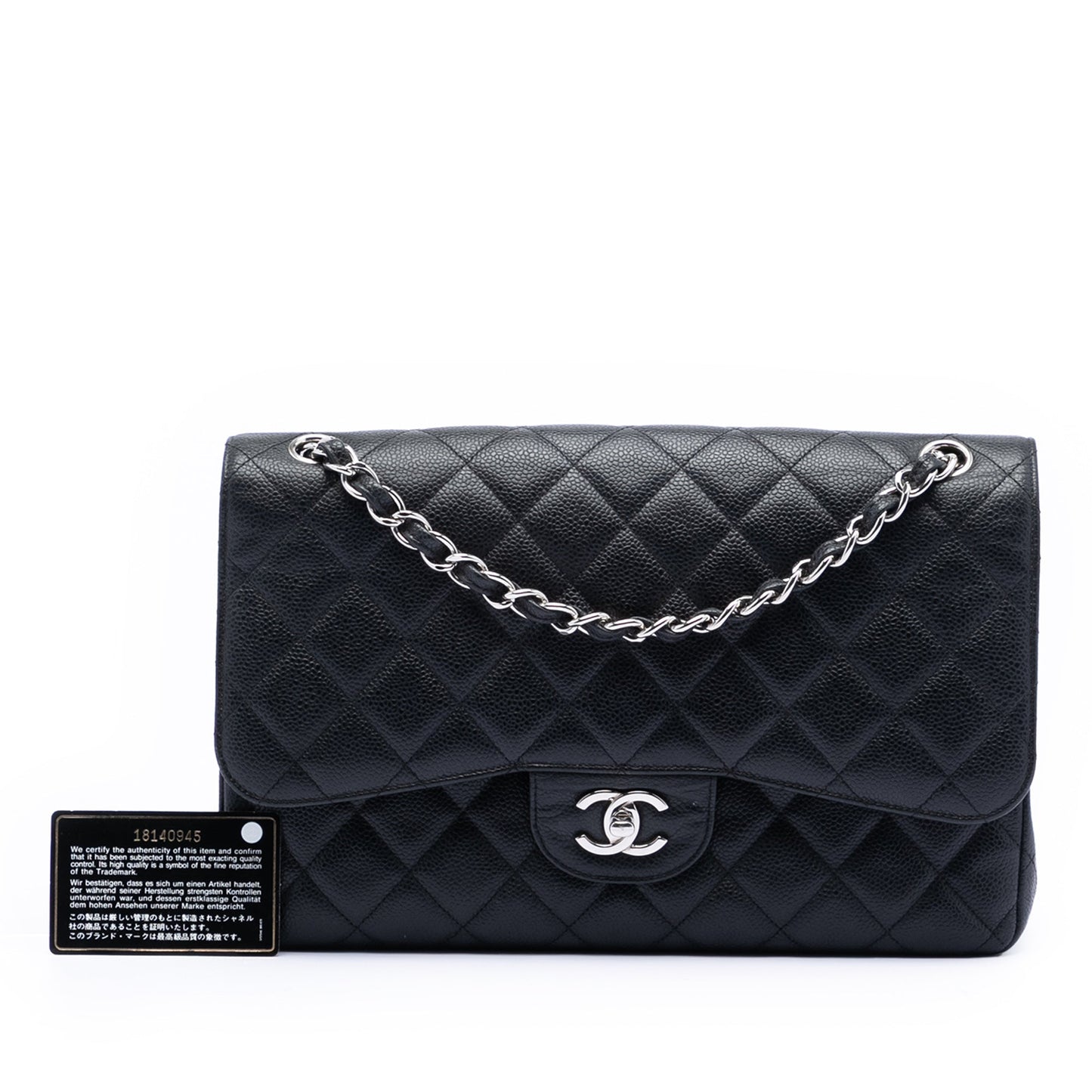 Chanel Jumbo Classic Caviar Double Flap
