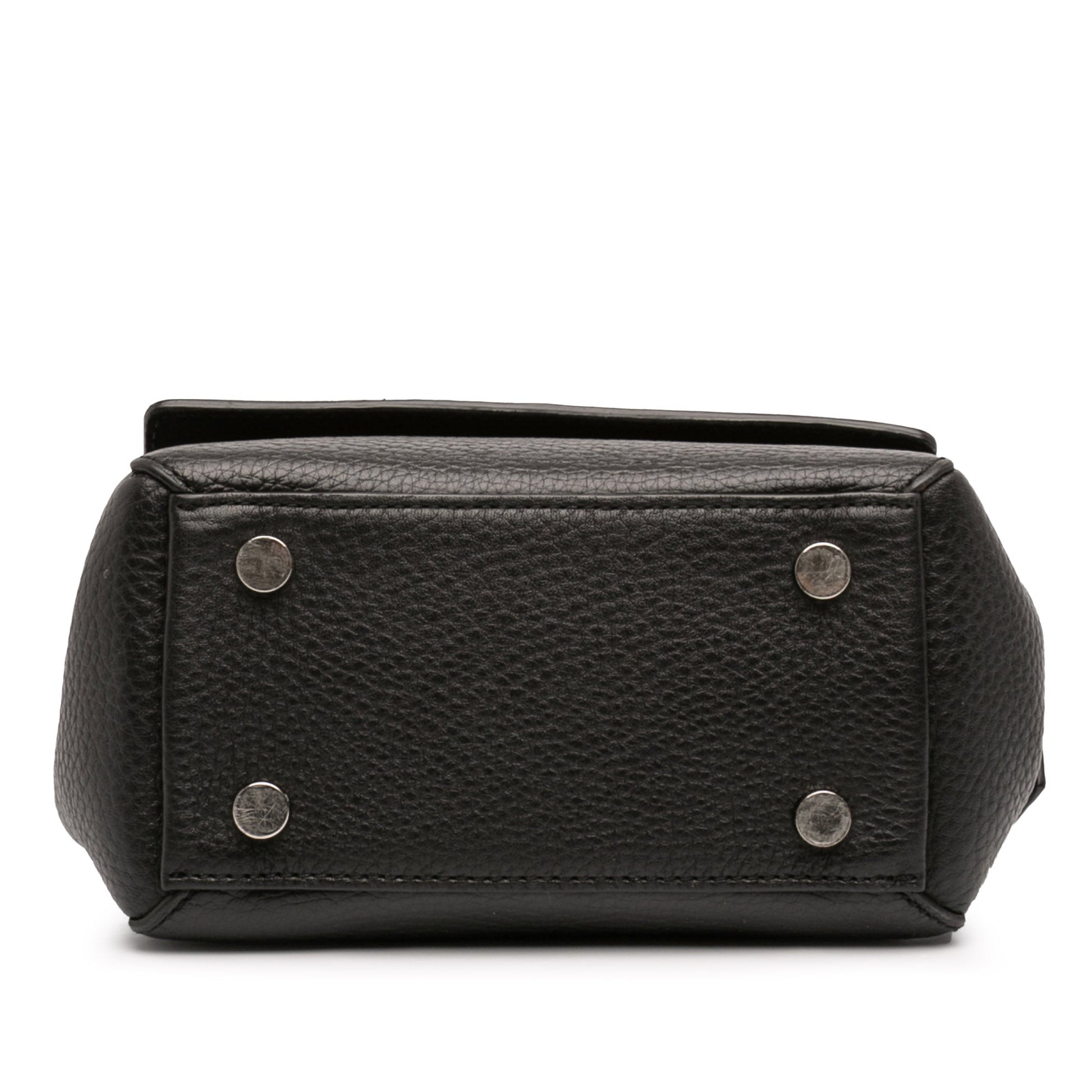 Pebbled Calfskin and Suede Attica Flap Marion Crossbody