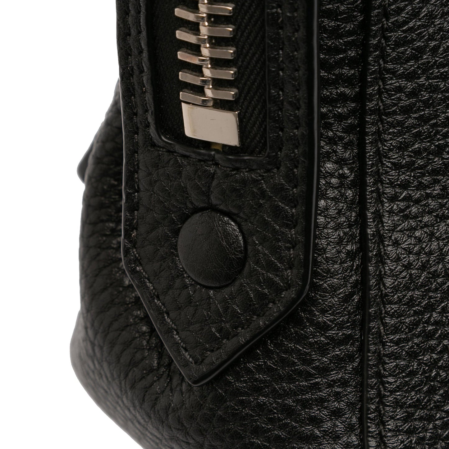 Pebbled Calfskin and Suede Attica Flap Marion Crossbody