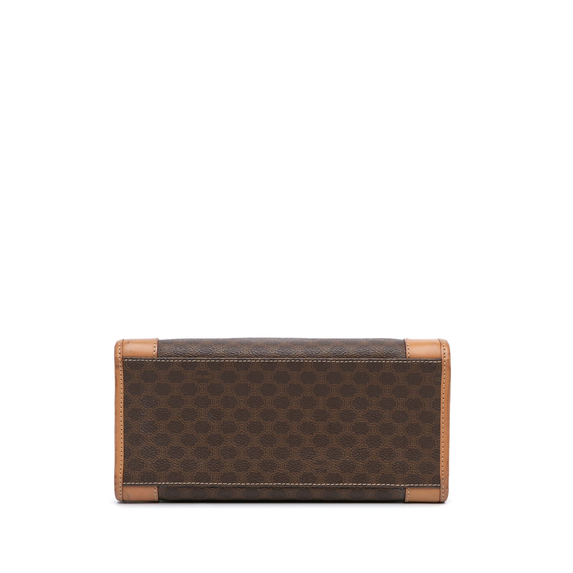 Celine Macadam Coated Canvas Handbag
