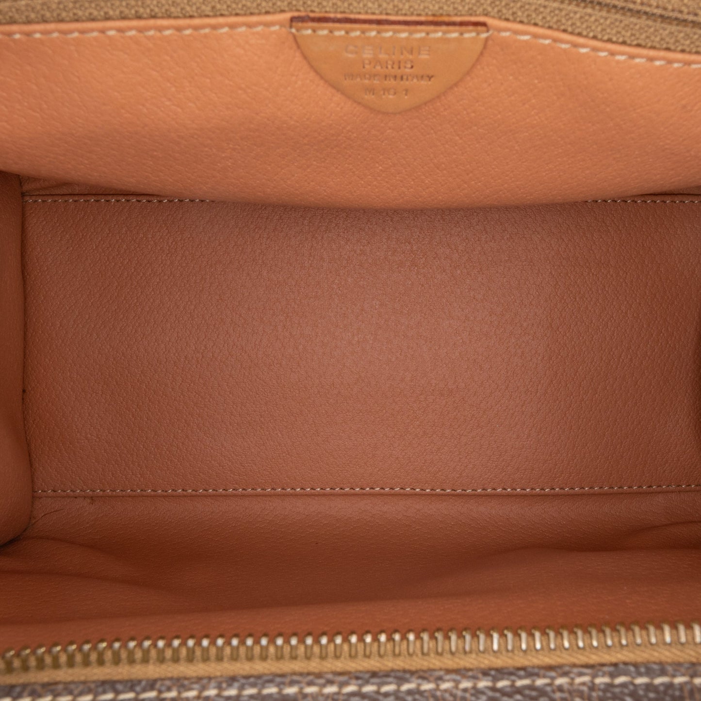 Celine Macadam Coated Canvas Handbag
