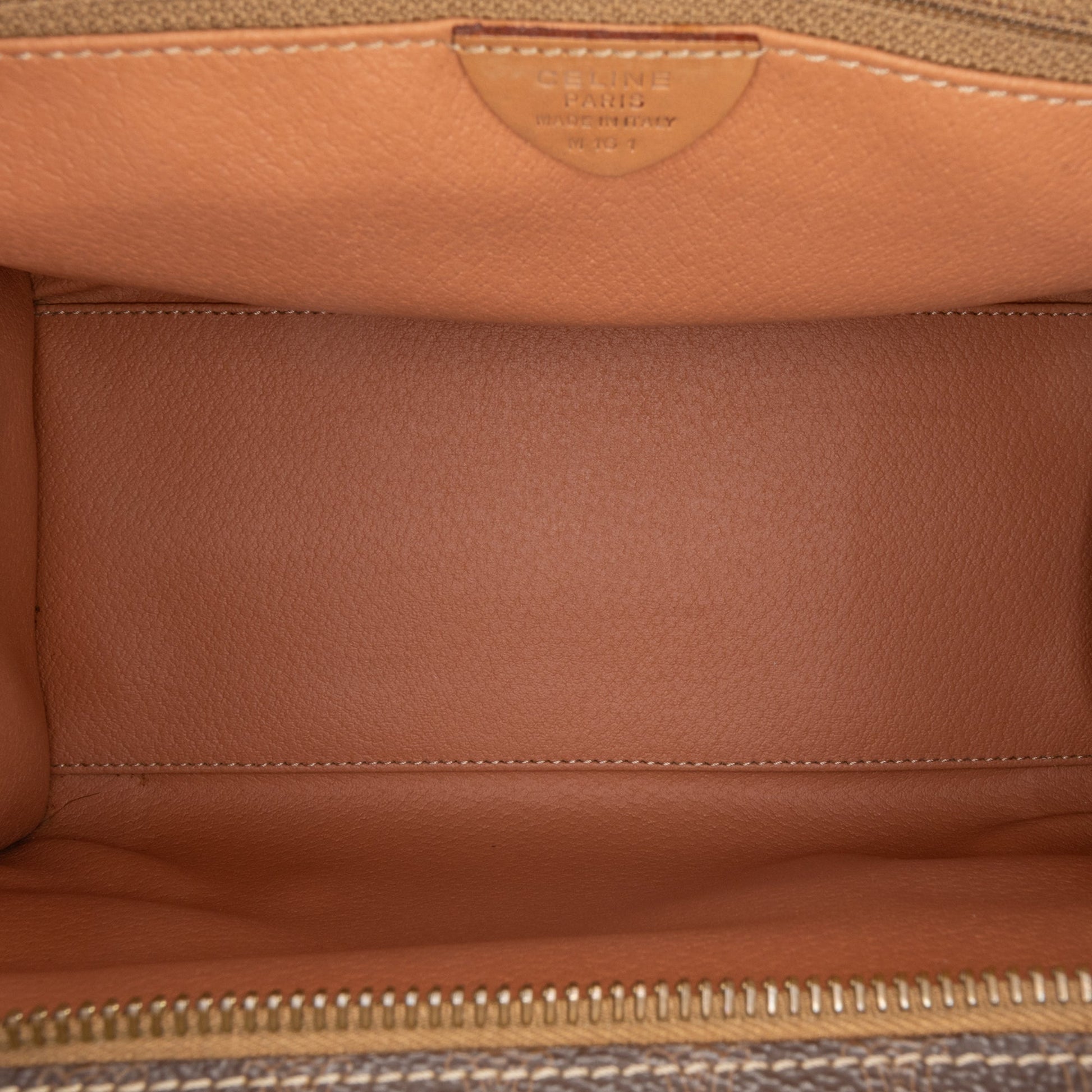 Celine Macadam Coated Canvas Handbag