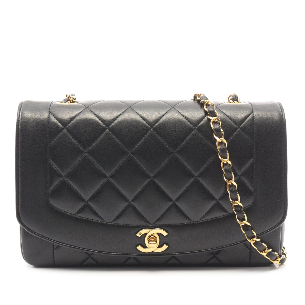Chanel Medium Lambskin Diana Flap