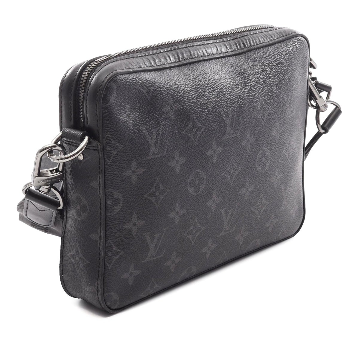 Louis Vuitton Monogram Eclipse Reverse Trio Messenger — Black