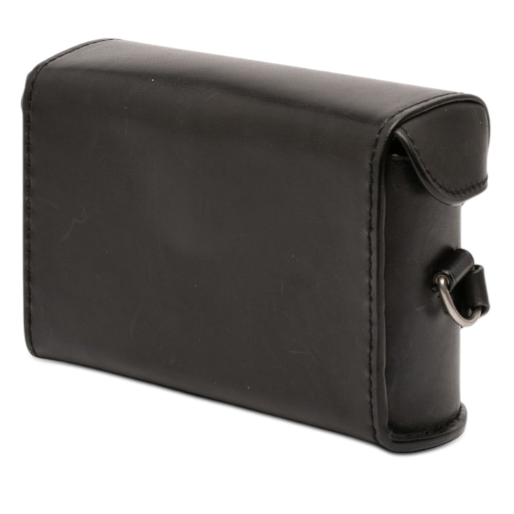 Saint Laurent Leather Tuc Box Crossbody