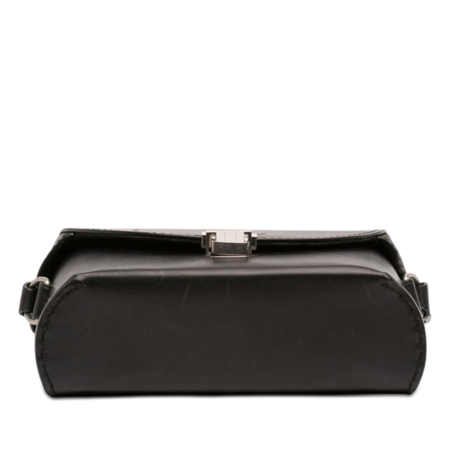 Saint Laurent Leather Tuc Box Crossbody
