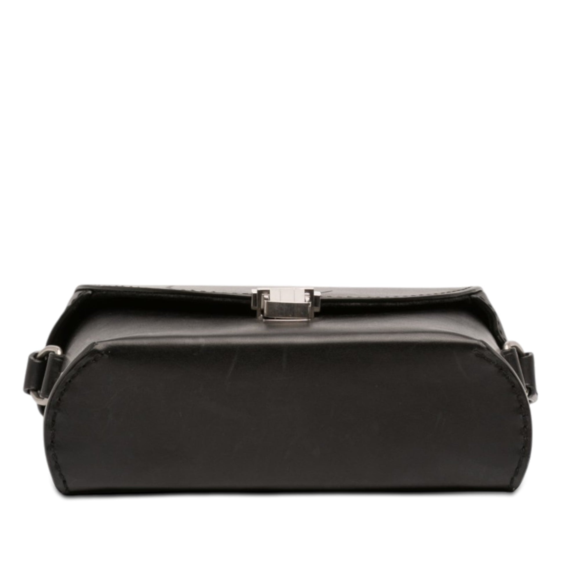 Saint Laurent Leather Tuc Box Crossbody