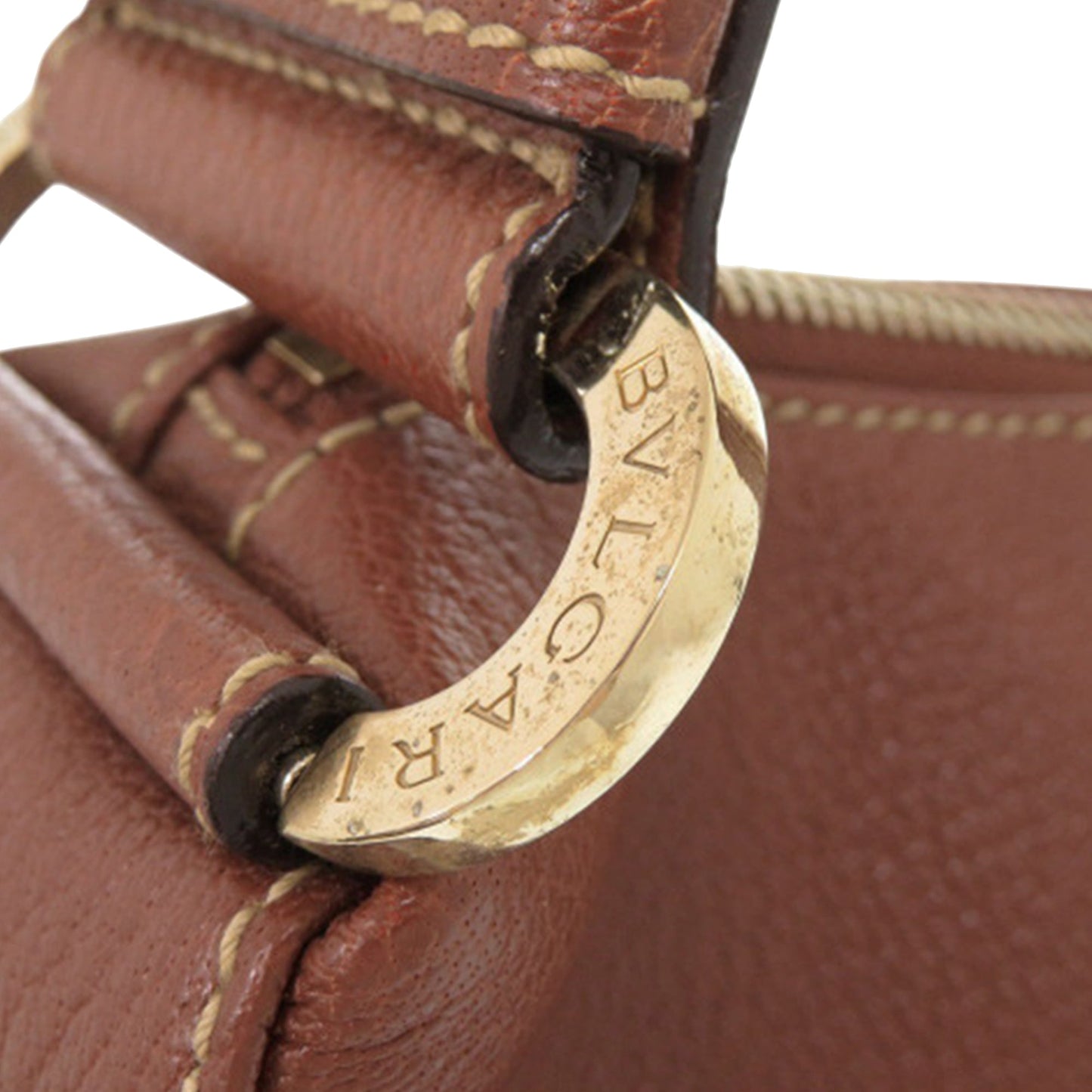 Bvlgari Leather Shoulder Bag