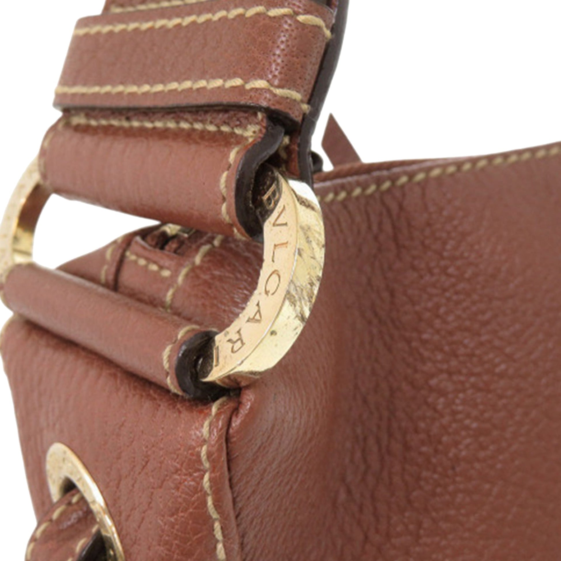 Bvlgari Leather Shoulder Bag