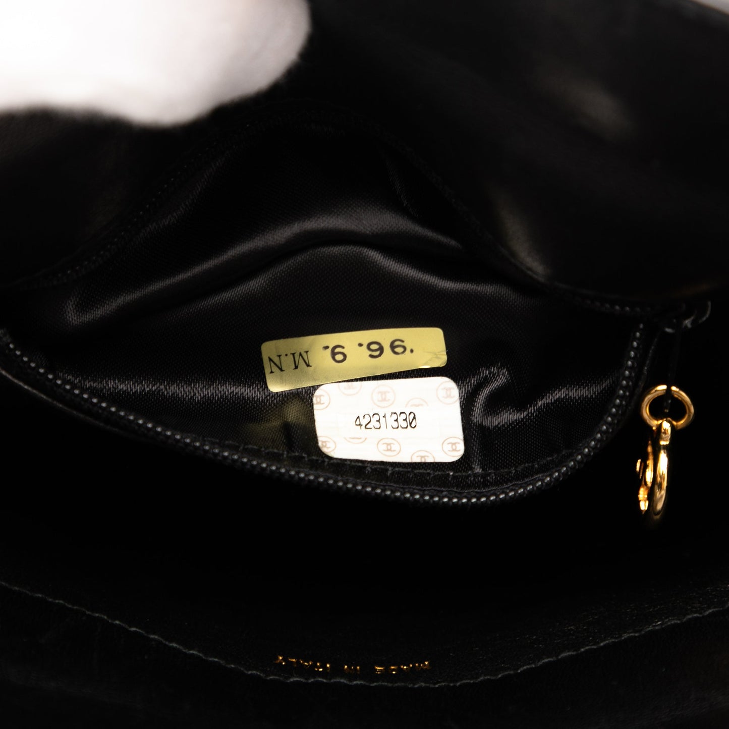 Chanel CC Quilted Lambskin Turnlock Handbag
