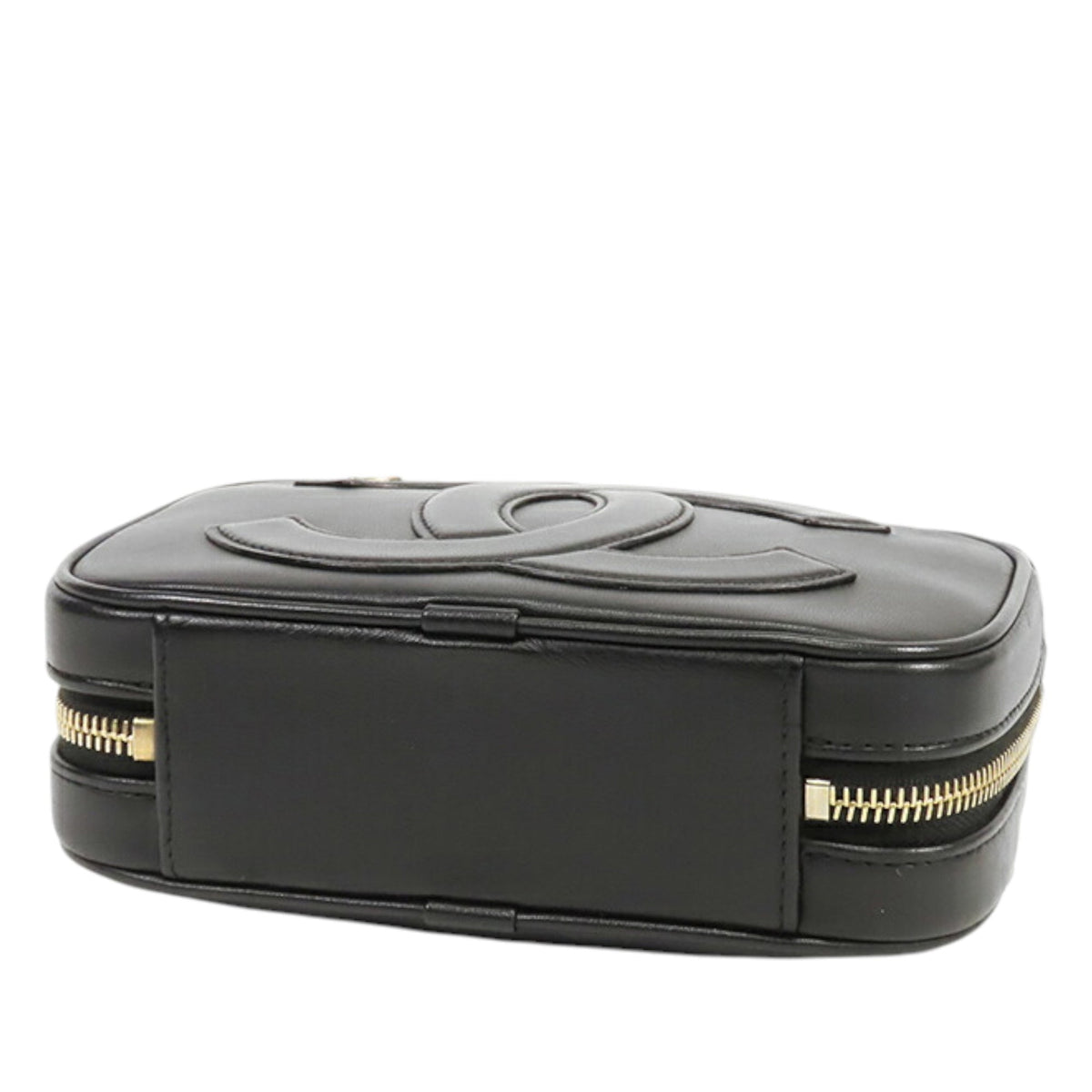 Chanel Lambskin CC Mania Camera Bag — Black