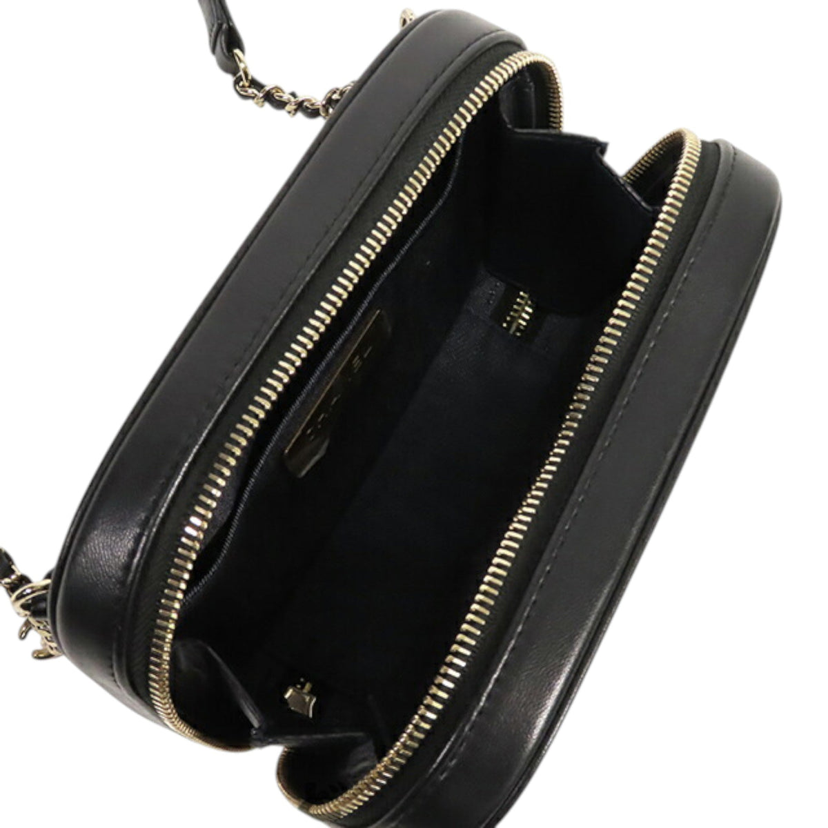 Chanel Lambskin CC Mania Camera Bag — Black