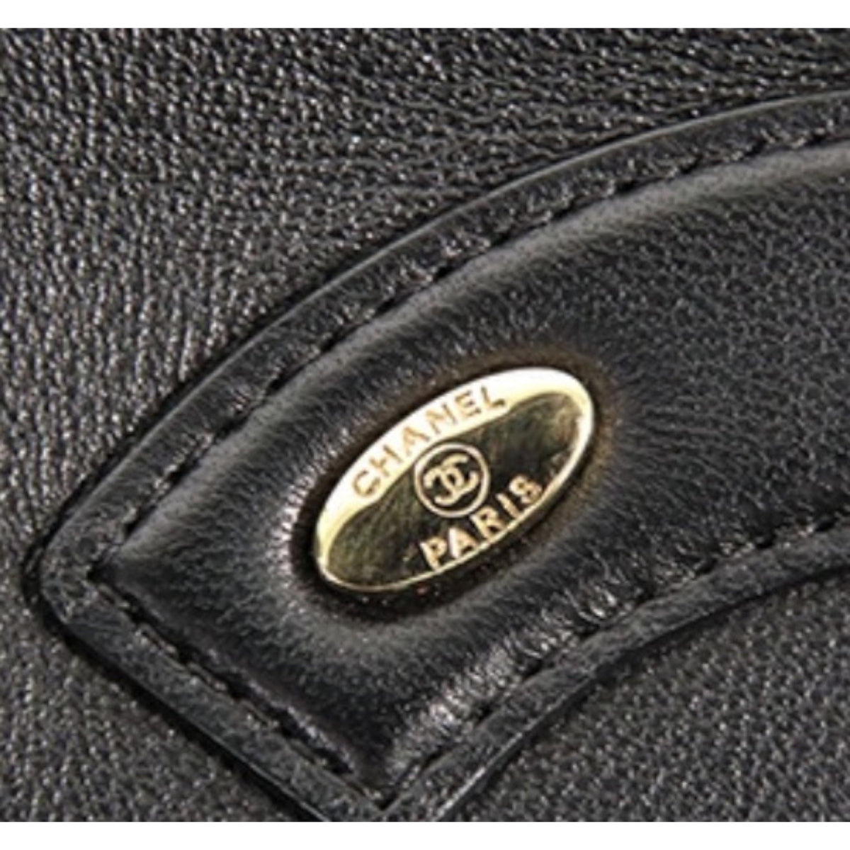 Chanel Lambskin CC Mania Camera Bag — Black
